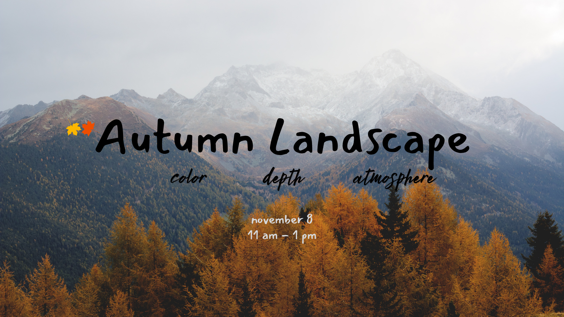 Autumn Landscape: Color, Depth, and Atmosphere