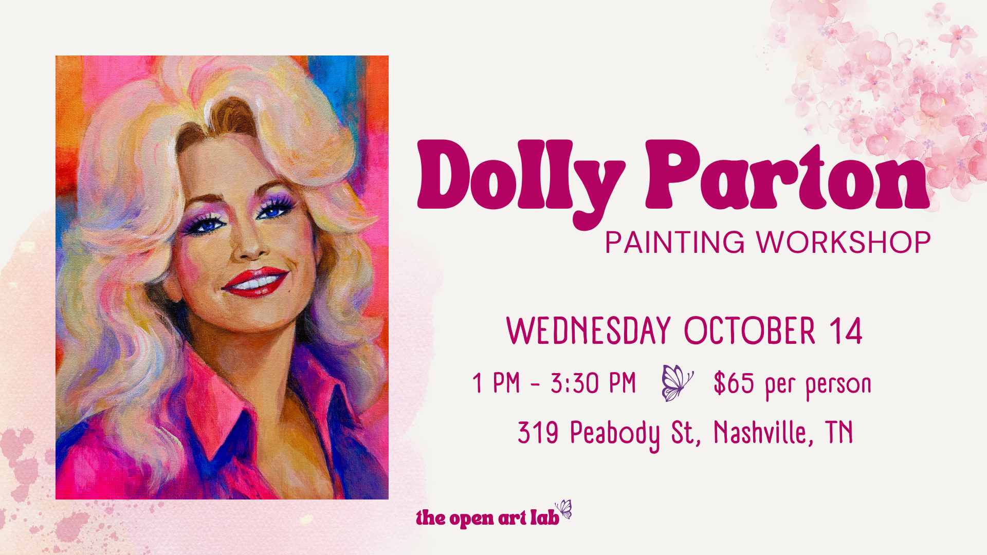 Dolly Parton-Inspired Acrylic Portrait Workshop