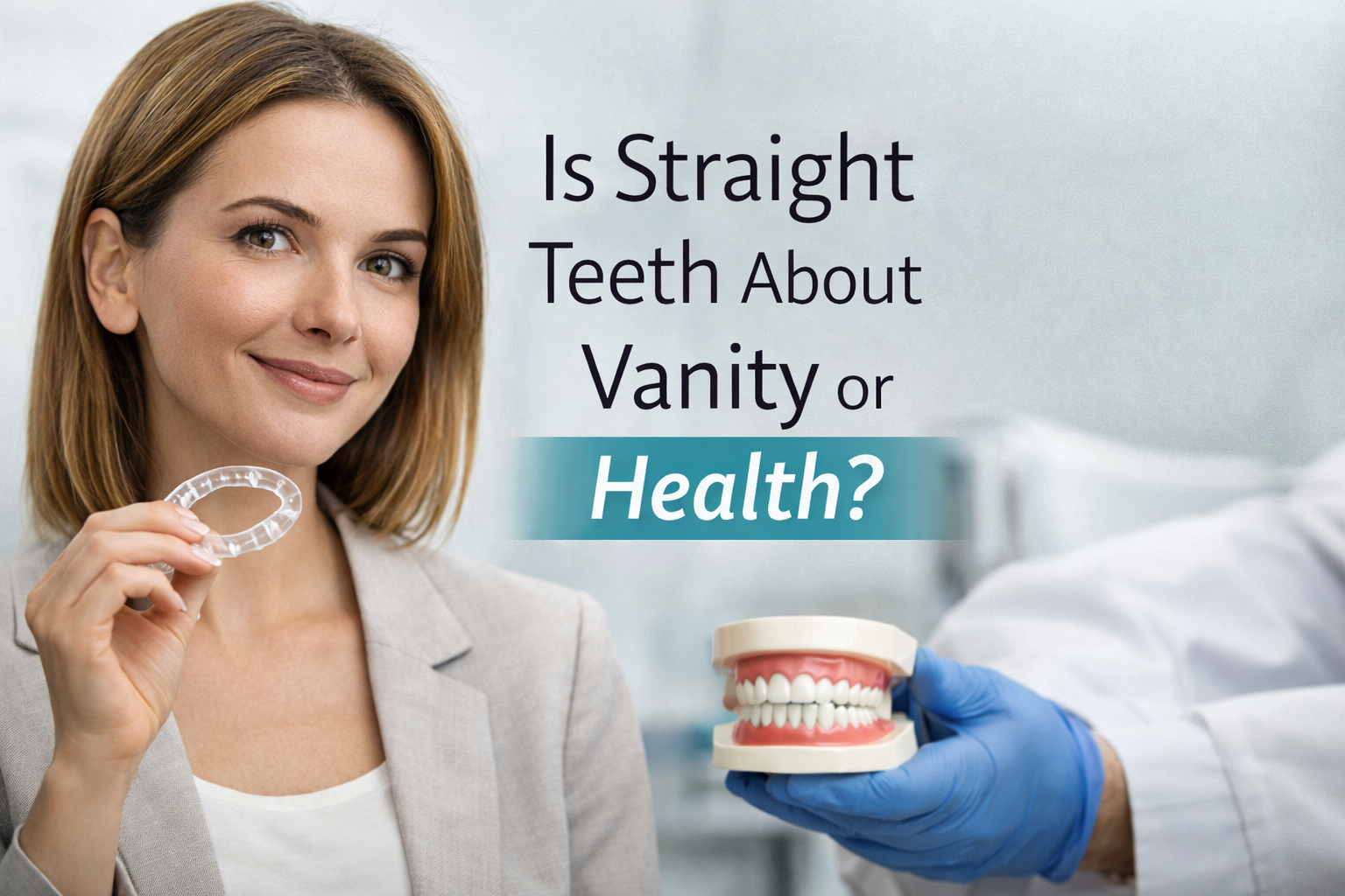 Dental Why’s: Why Do People Think Straight Teeth Are Just About Vanity?