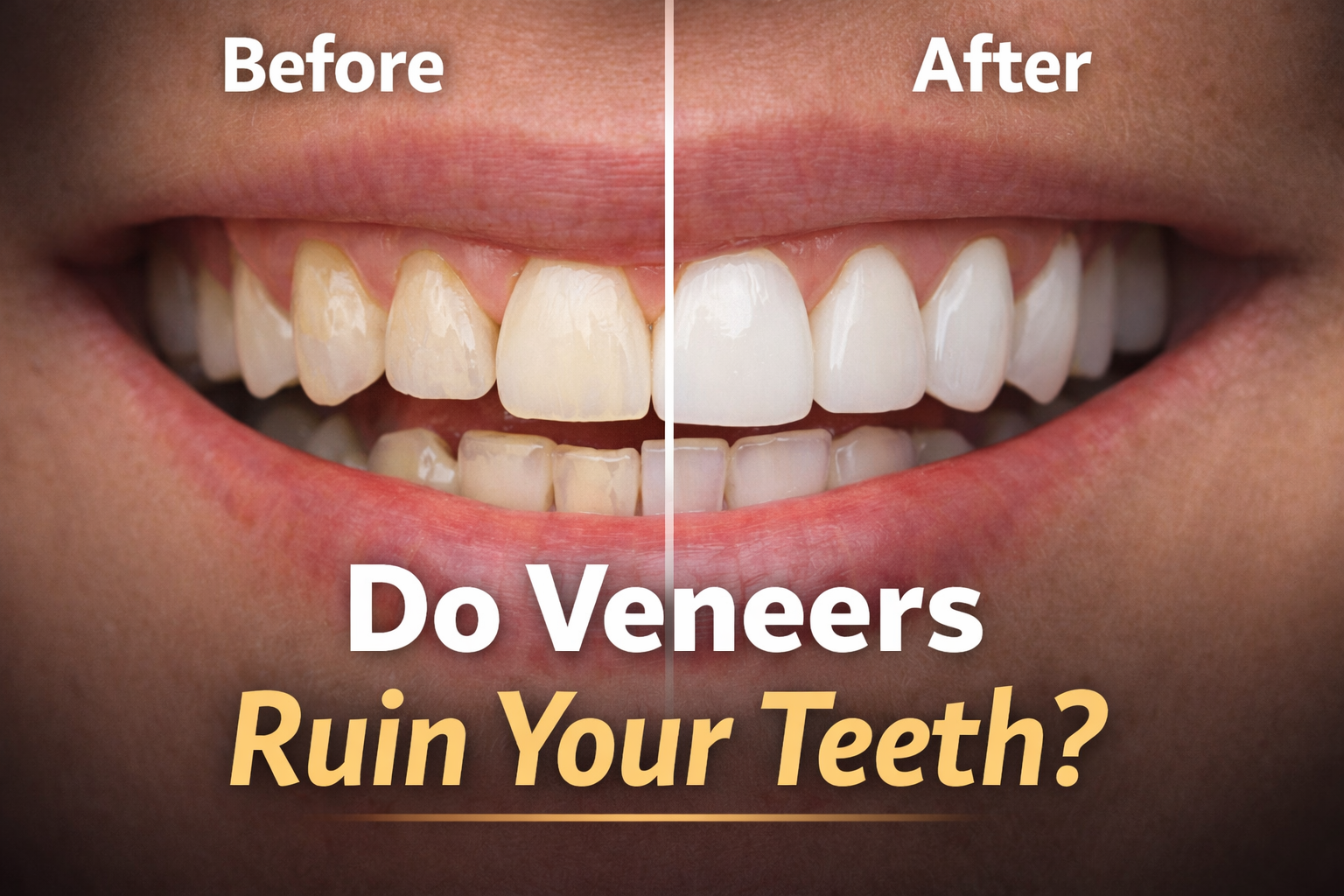 Dental Why’s: Why Are People Afraid That Veneers Ruin Your Teeth?