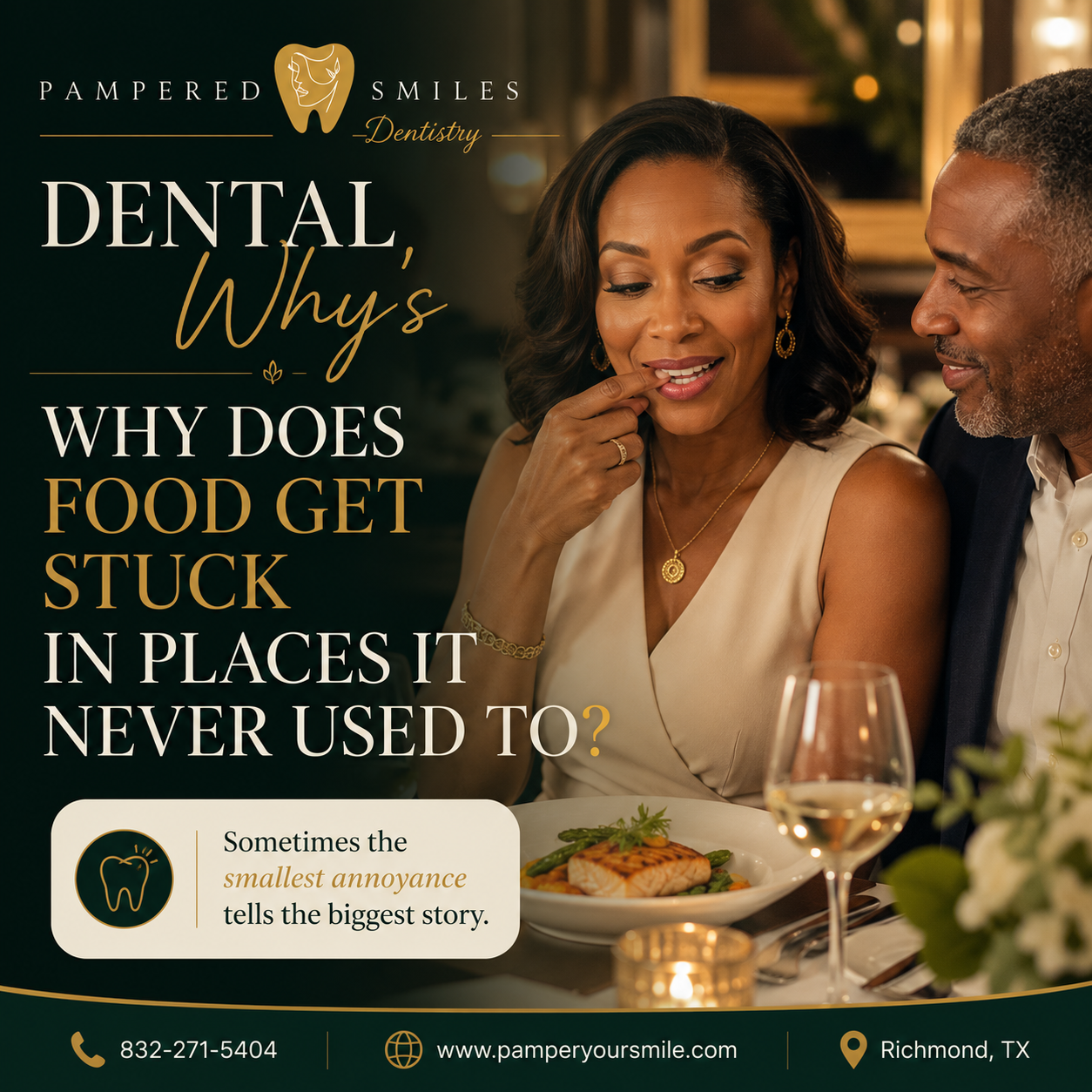 Dental Why's: Why Does Food Get Stuck in Places It Never Used To?