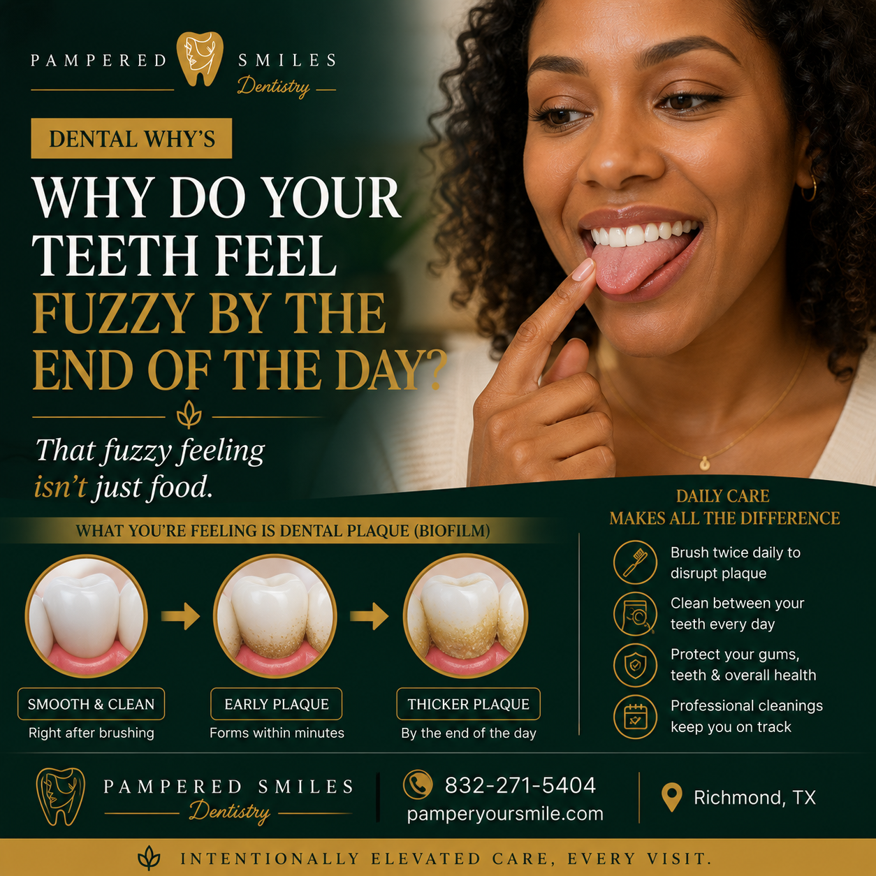 Dental Why's: Why Do Your Teeth Feel Fuzzy by the End of the Day?