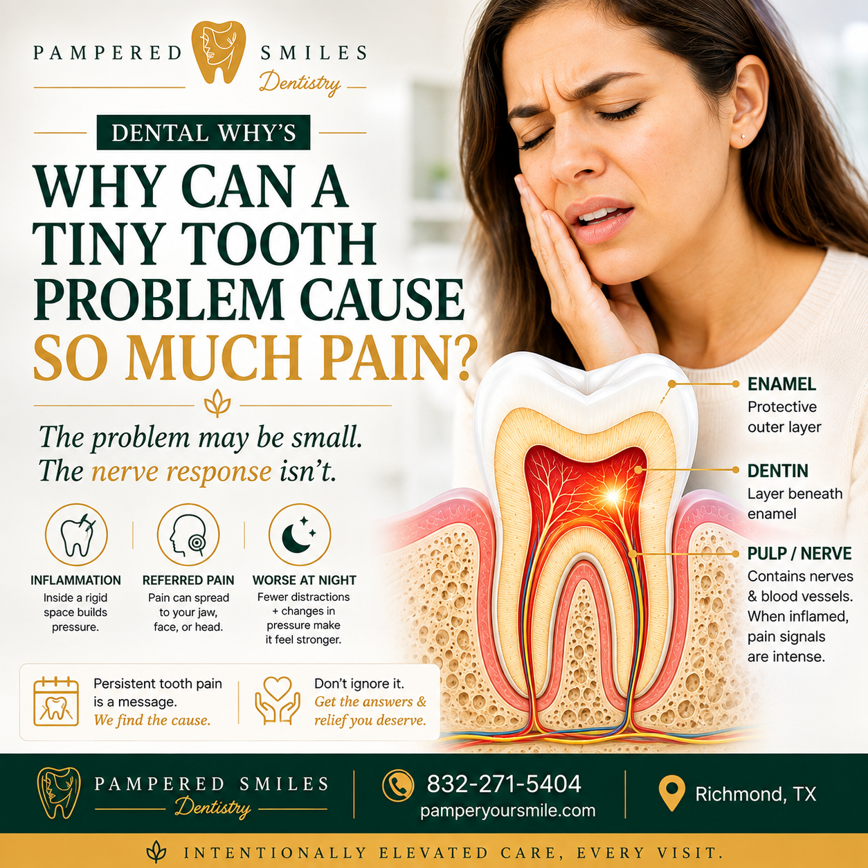 Dental Why's: Why Can a Tiny Tooth Problem Cause So Much Pain?