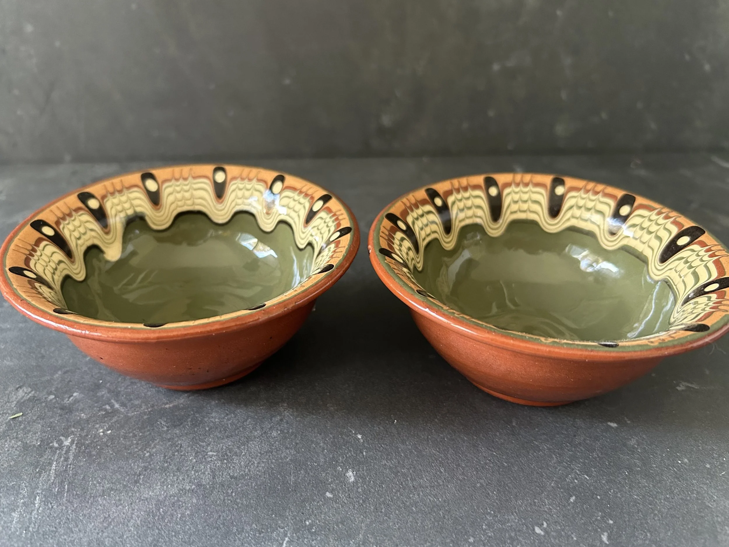 Hand painted Bulgarian Folk Art Bowls