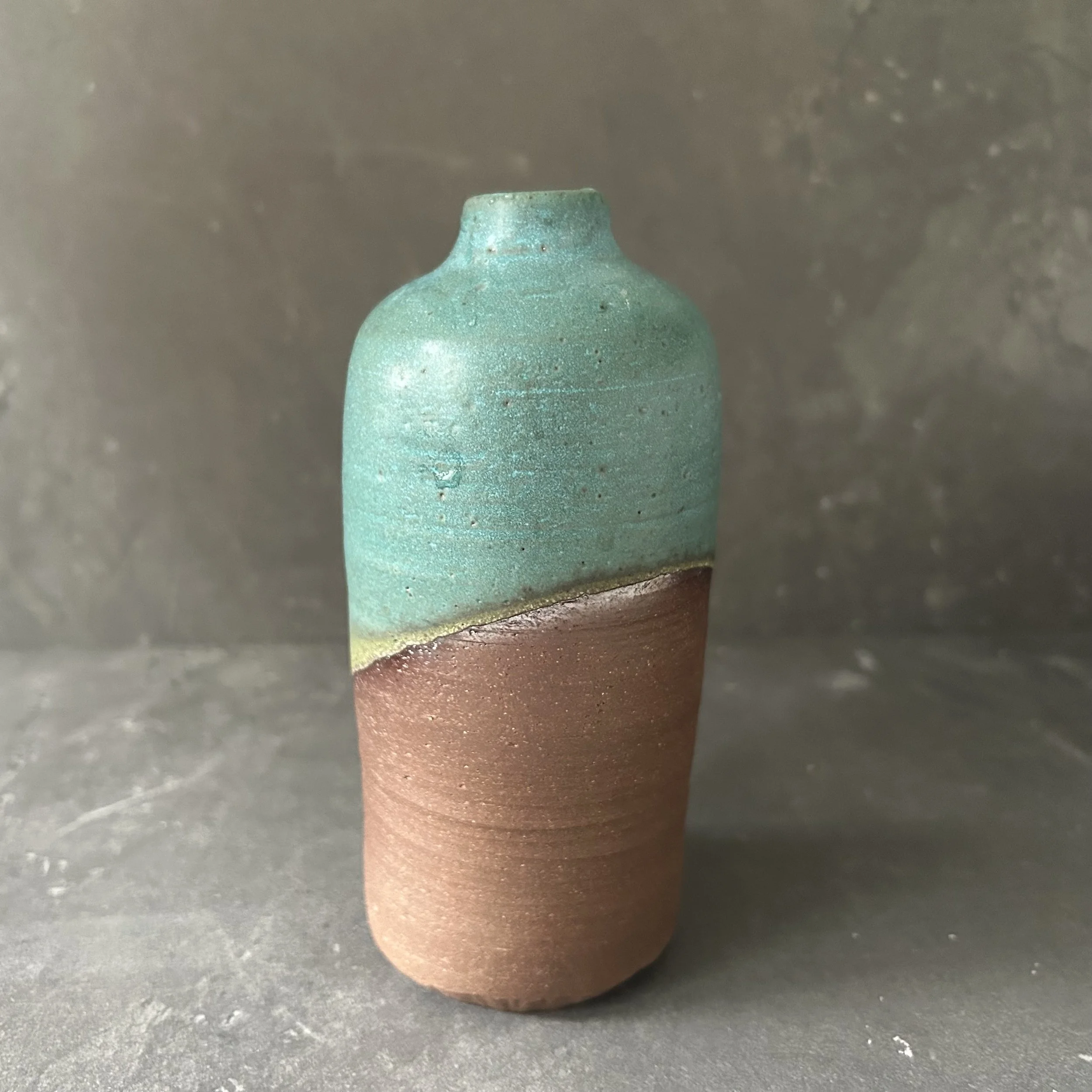 Studio Art Pottery Vase Artist Signed