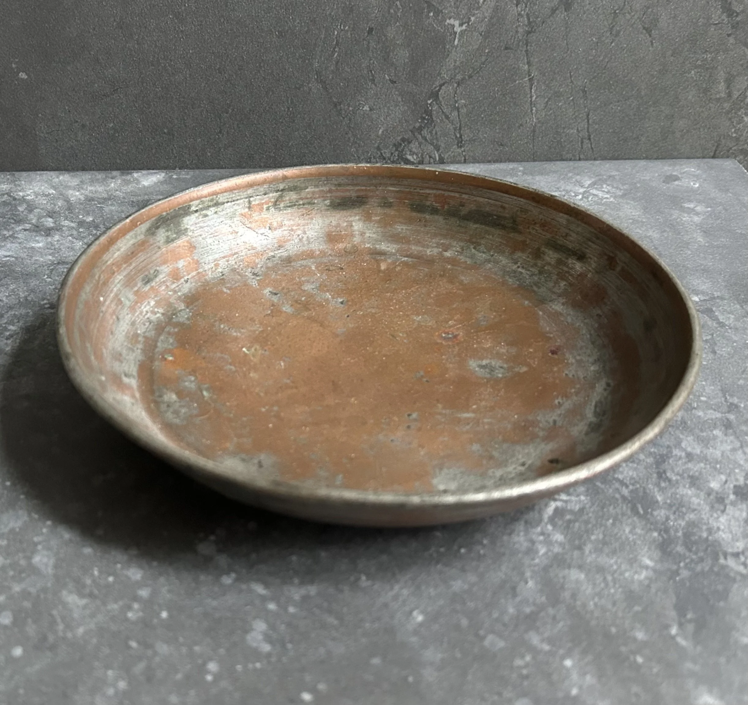 Vintage Hammered Copper Bowl