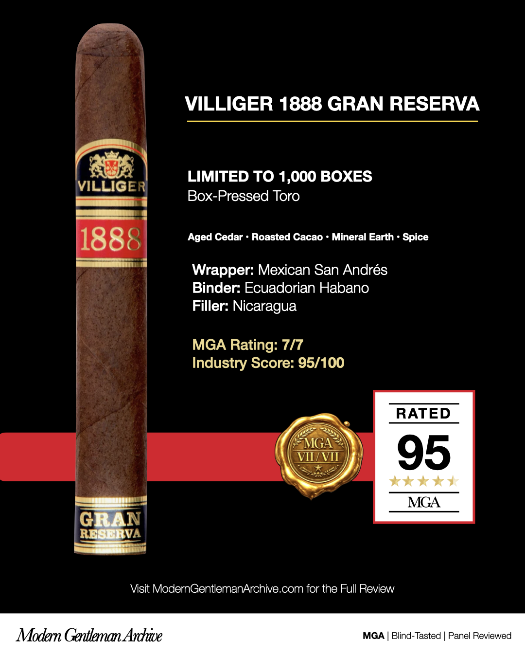 Villiger 1888 Gran Reserva Toro