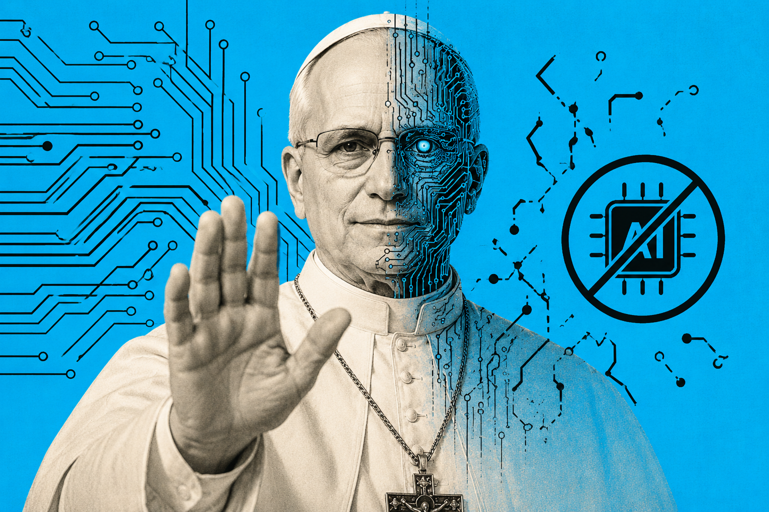 The American Pope Writes About the Machine