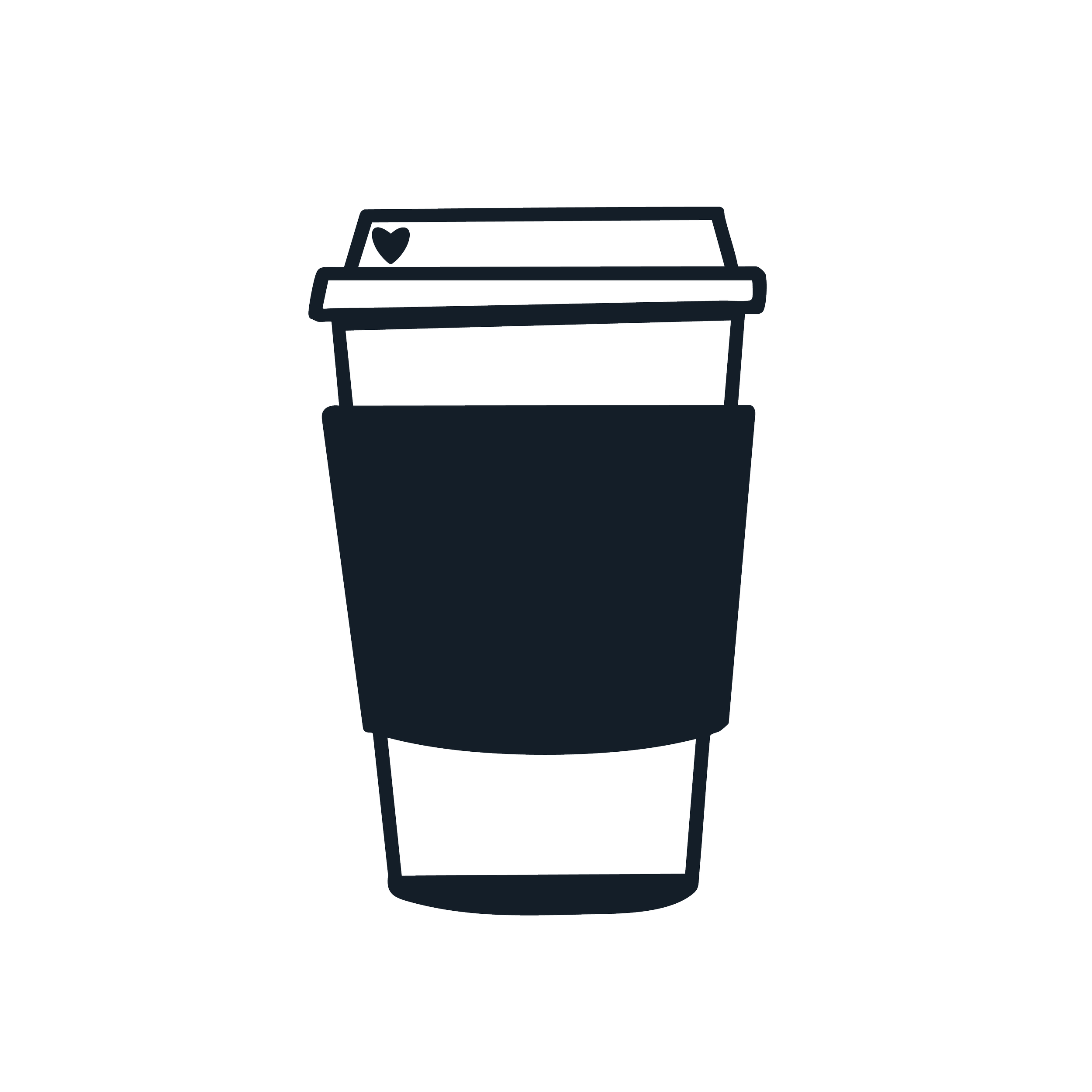 hand drawn coffee cup