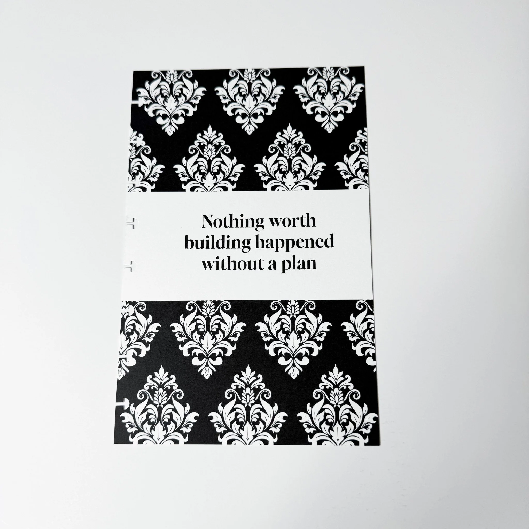 Nothing Worth Building - Half Sheet Discbound Journal Dashboard