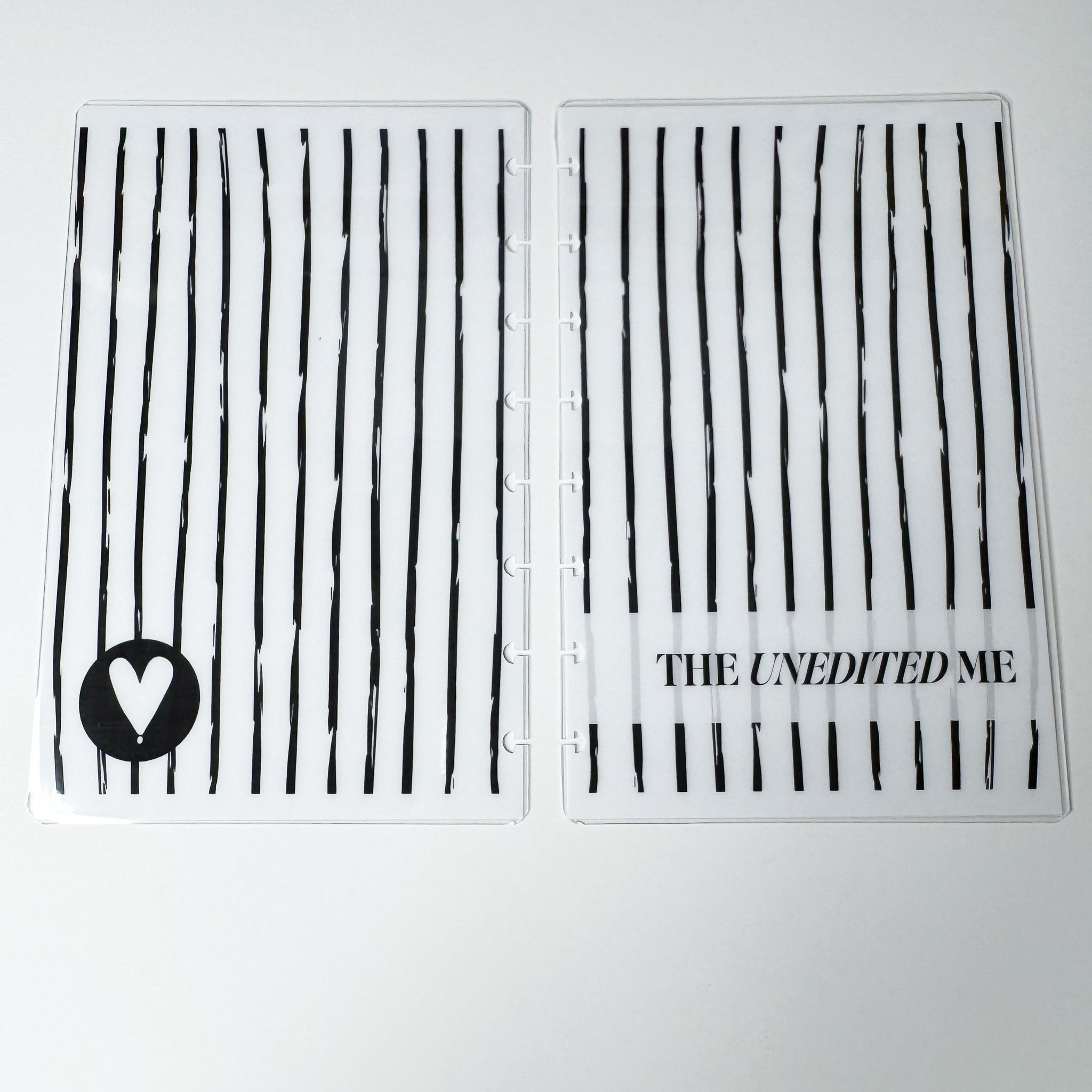 The Unedited Me - Half Sheet Discbound Journal Covers