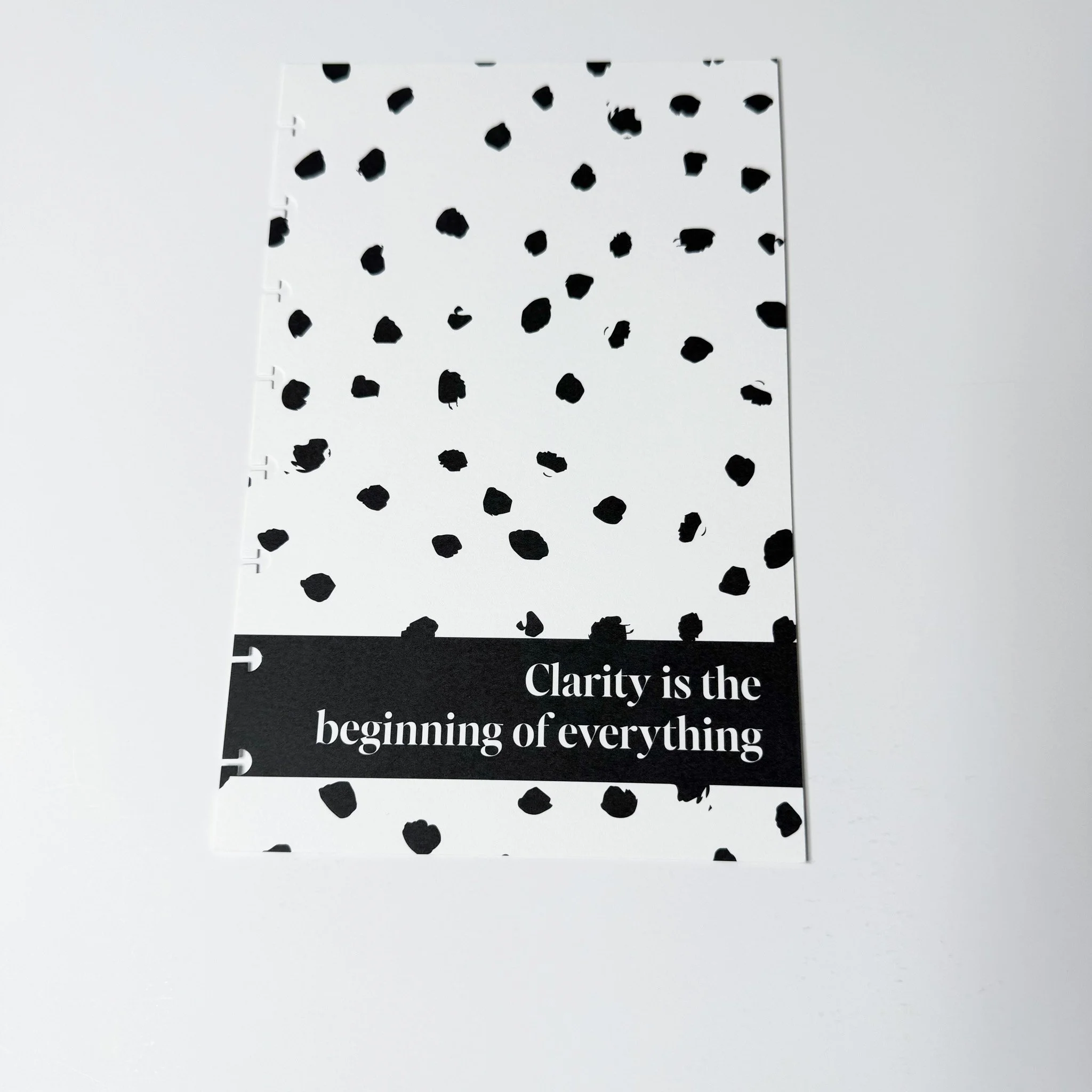 Clarity - Half Sheet Discbound Journal Dashboard
