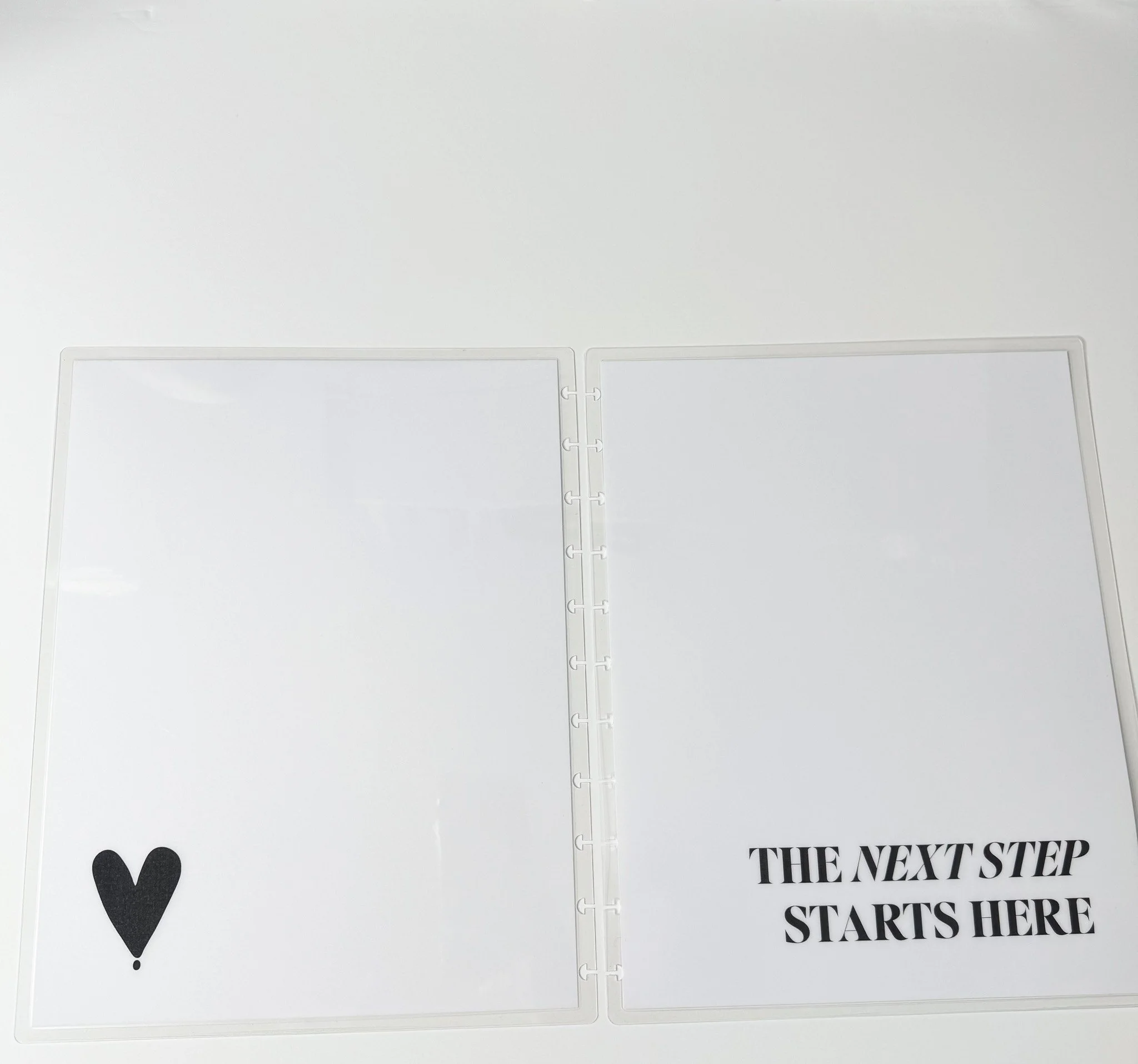 The Next Step Starts Here - Discbound Planner Covers