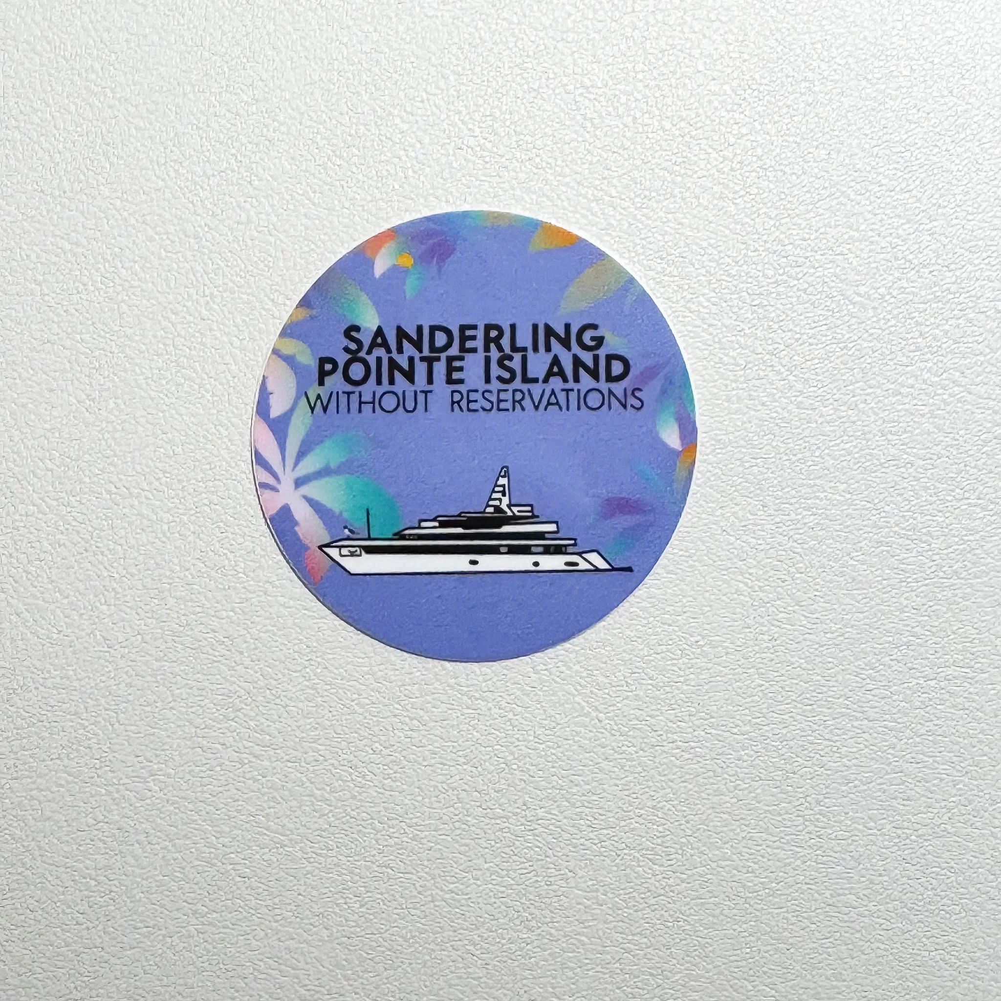 Without Reservations - Destination Sticker