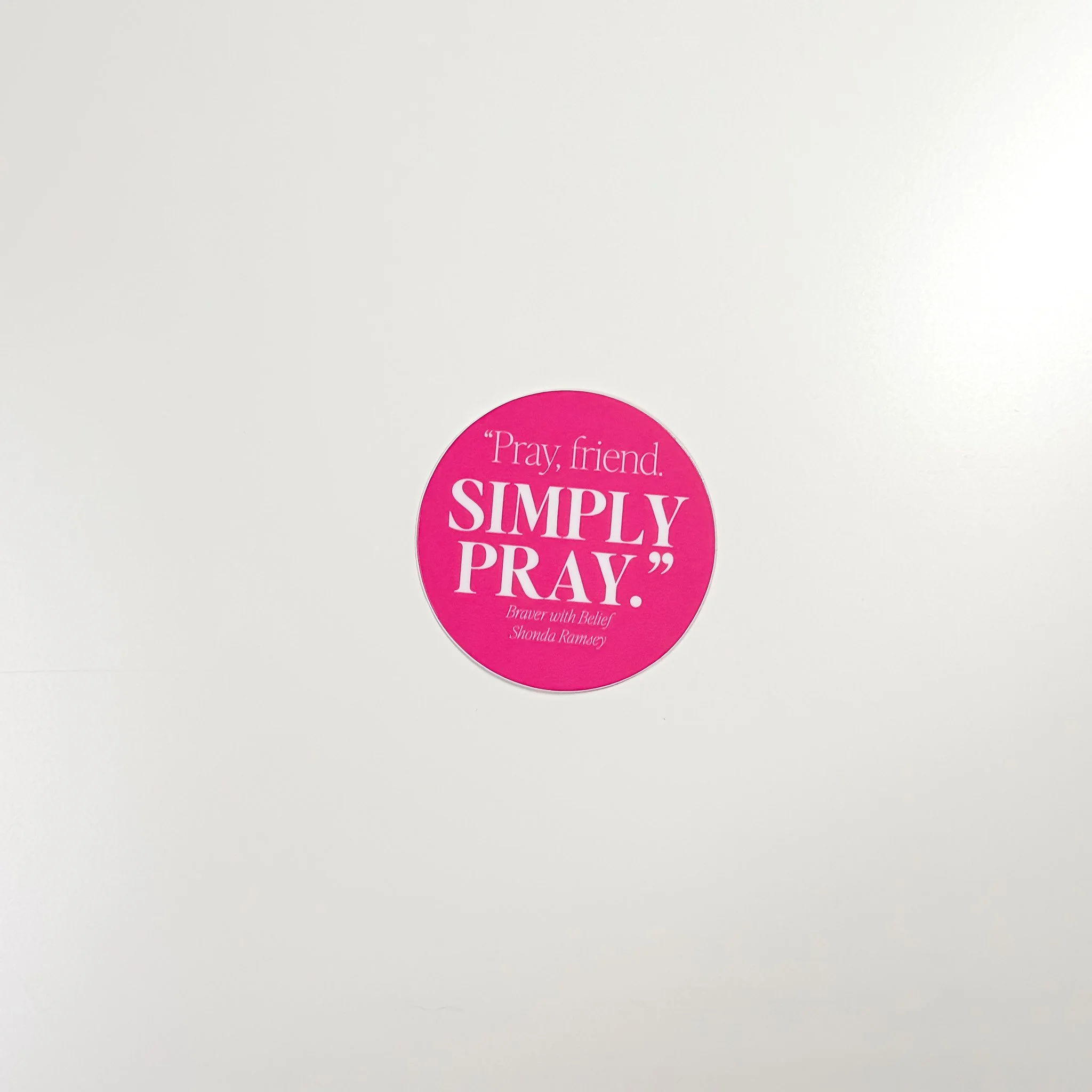 Simply Pray - Sticker