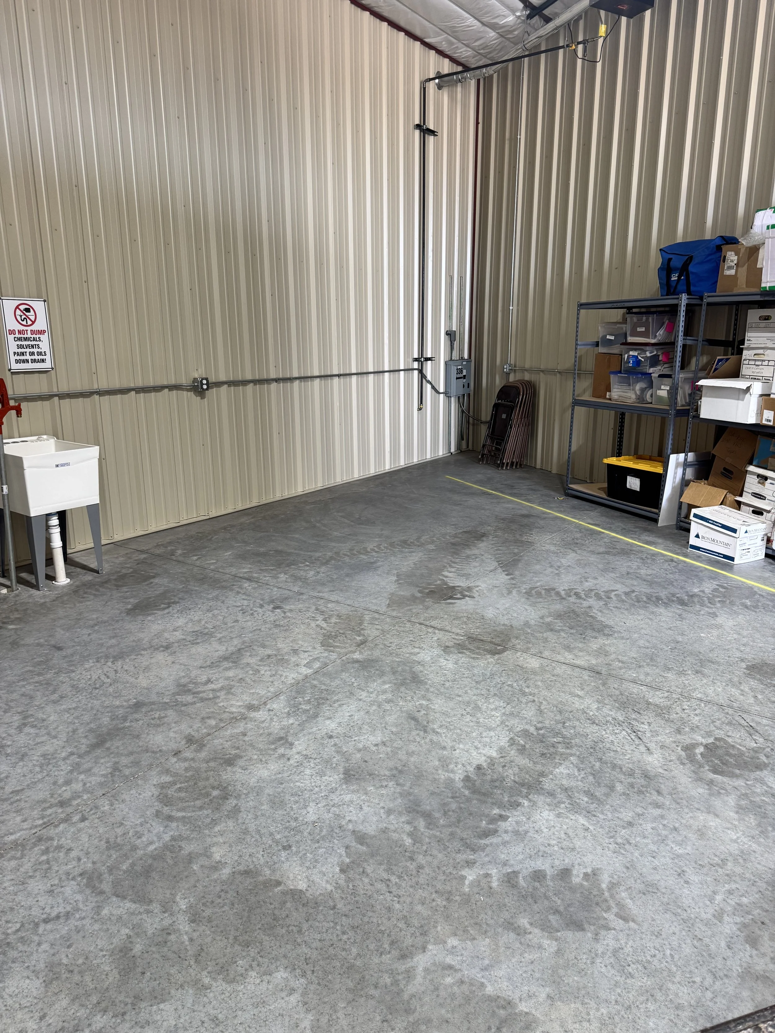After photo of commercial storage unit cleanout in Eaton, Colorado prior to property cleanout and junk removal service.