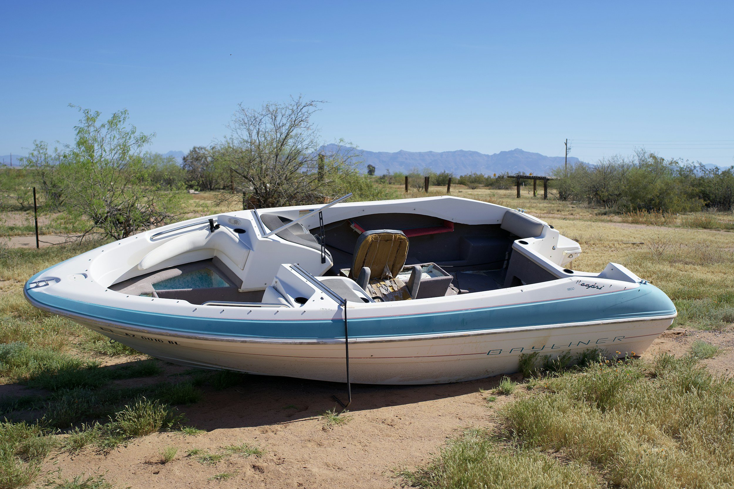 old broken boat removal greeley