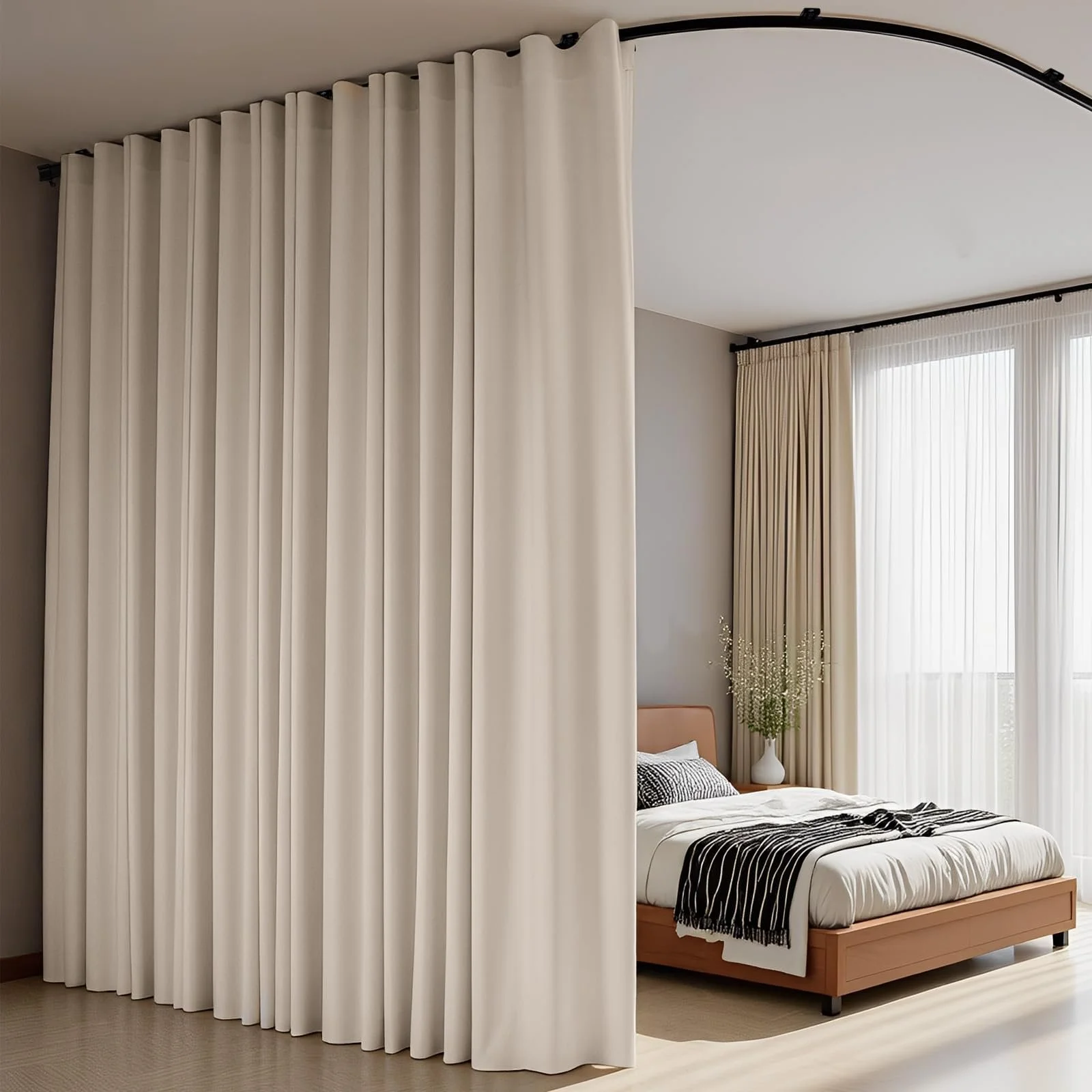 Flexible Ceiling Curtain Track