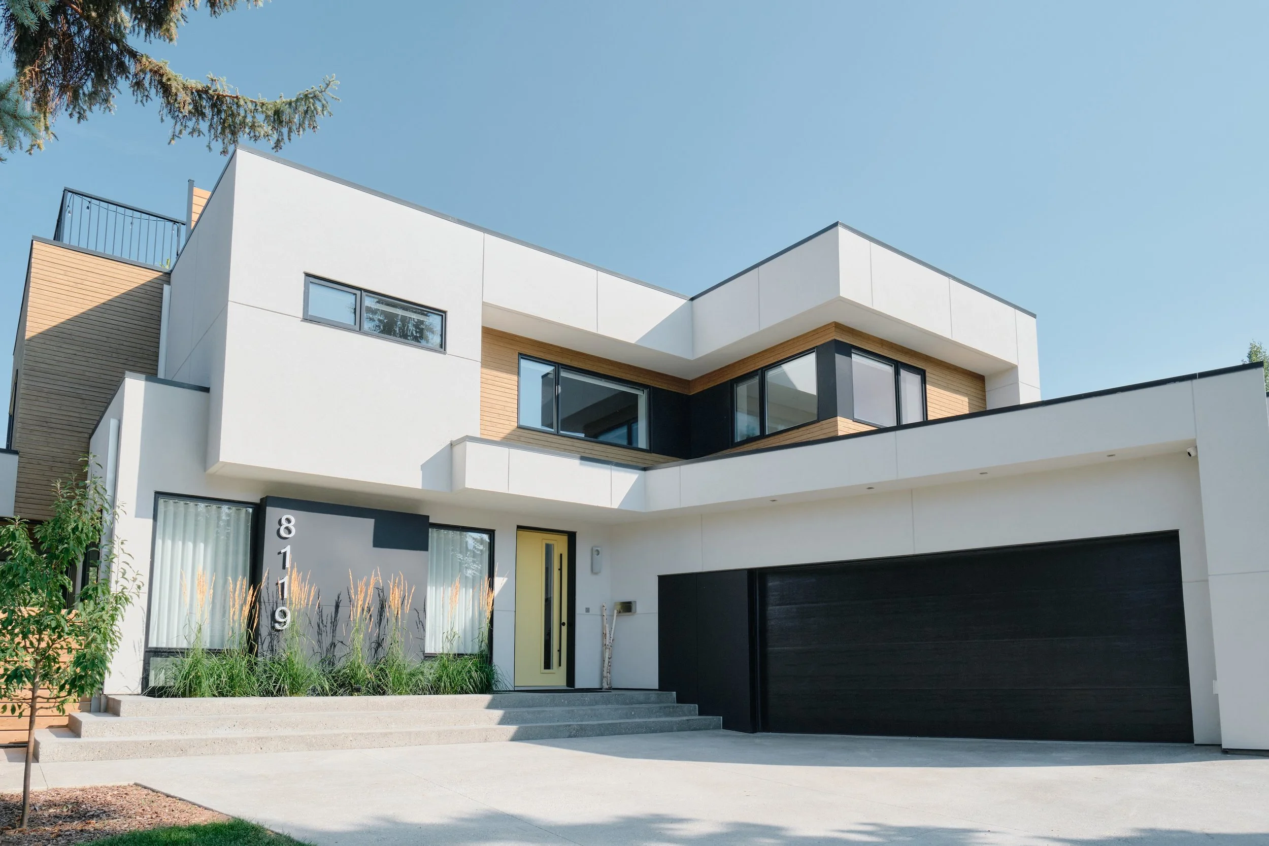 Modern Custom Home built by Liske Developments.