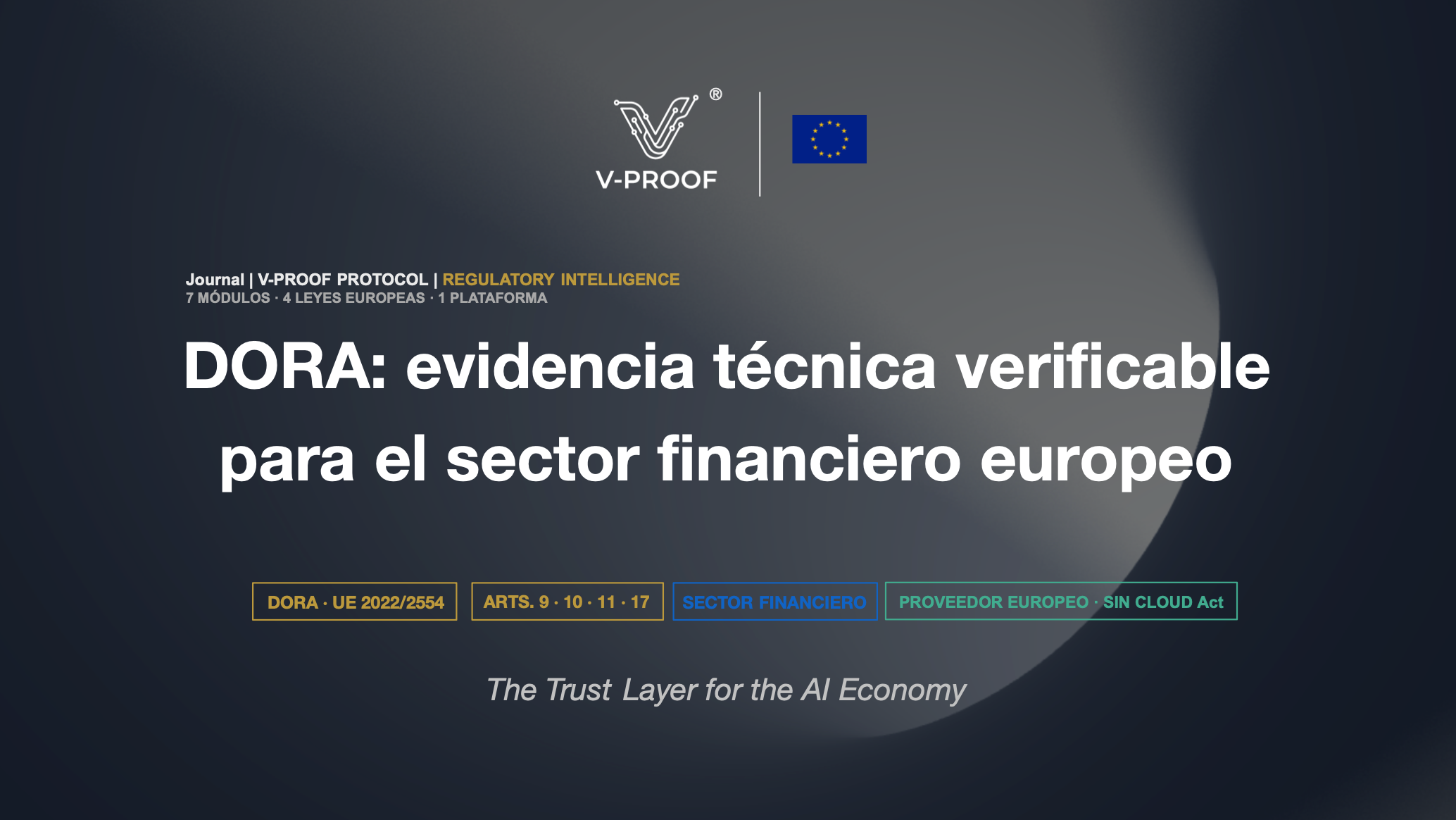 Cómo ayuda V-PROOF en el cumplimento DORA y el sector financiero