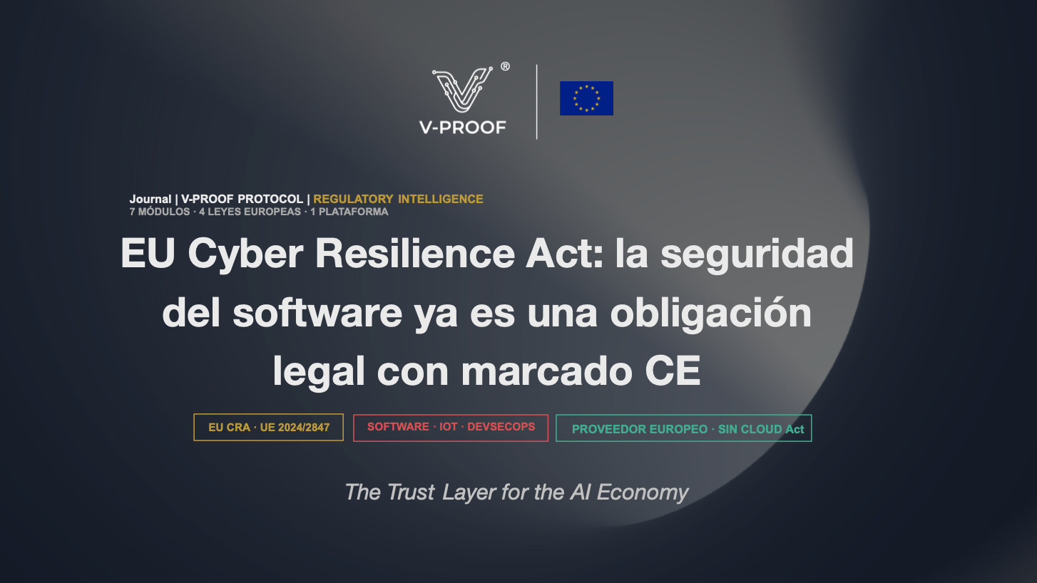 EU CRA: trazabilidad de código y gestión de vulnerabilidades como ley