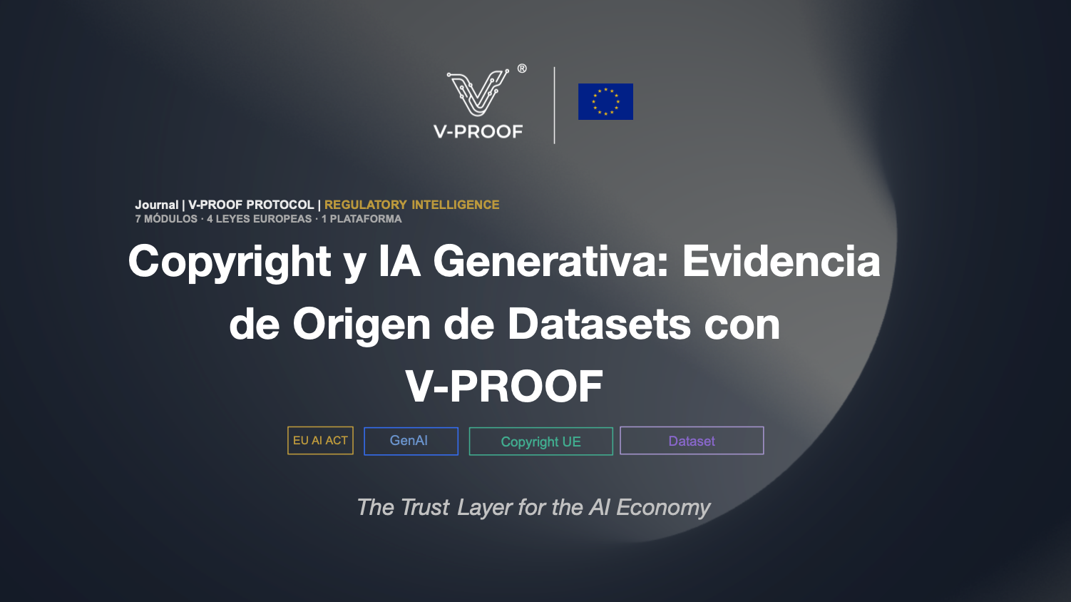 Copyright y IA Generativa: Evidencia de Origen de Datasets con V-PROOF