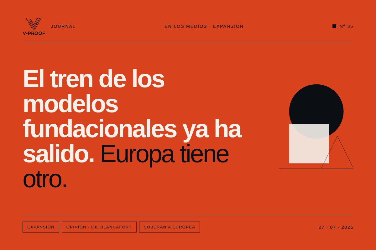 El tren de los modelos fundacionales ya ha salido. Europa tiene otro.