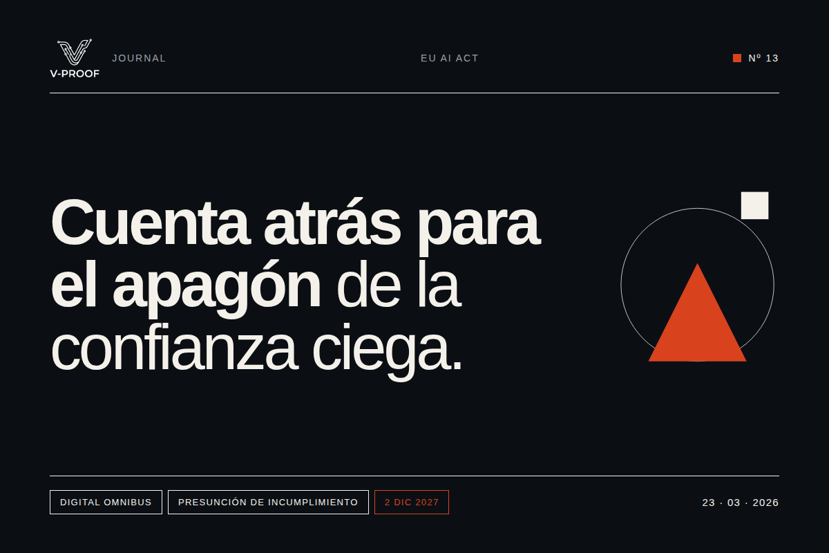 "Cuenta atrás para el Apagón de la Confianza Ciega"