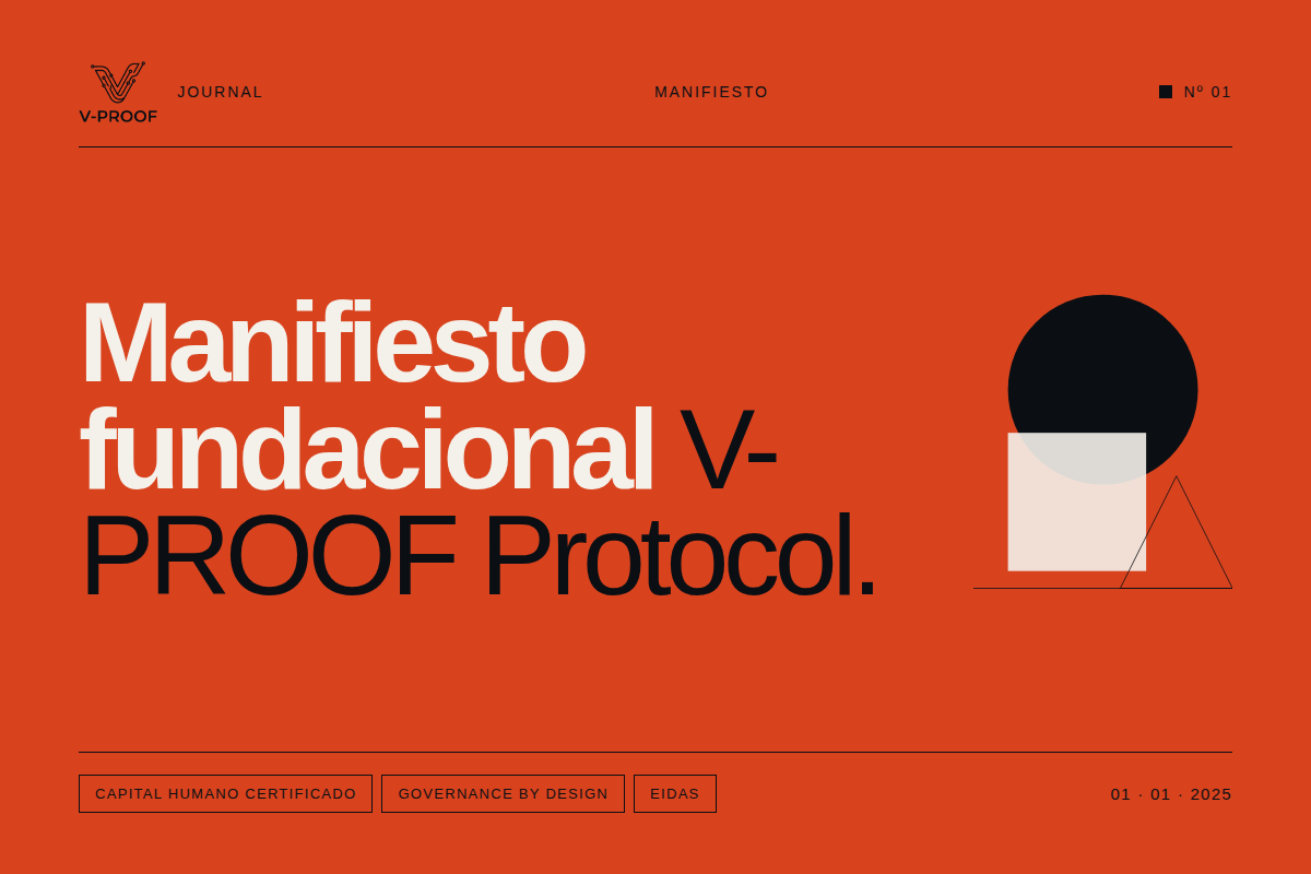 Manifiesto Fundacional V-PROOF PROTOCOL