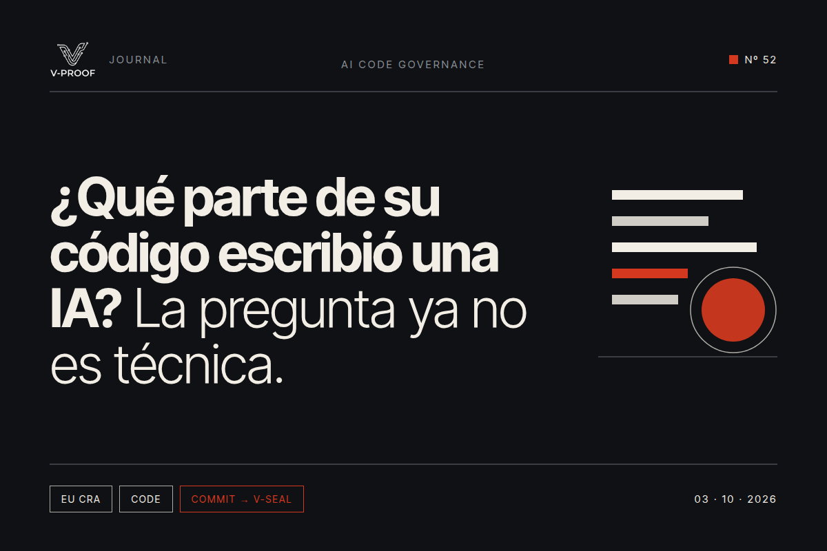 ¿Qué parte de su código escribió una IA? La pregunta ya no es técnica.