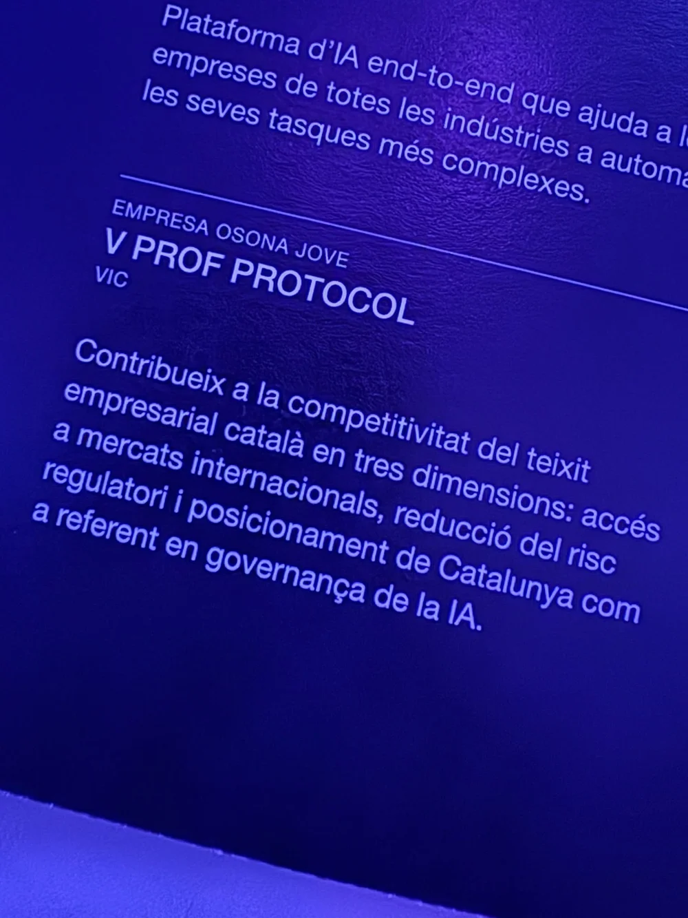 Valoración del jurado en la gala de la 10ª edición.