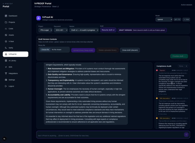 V-Proof AI — V-PROOF Protocol