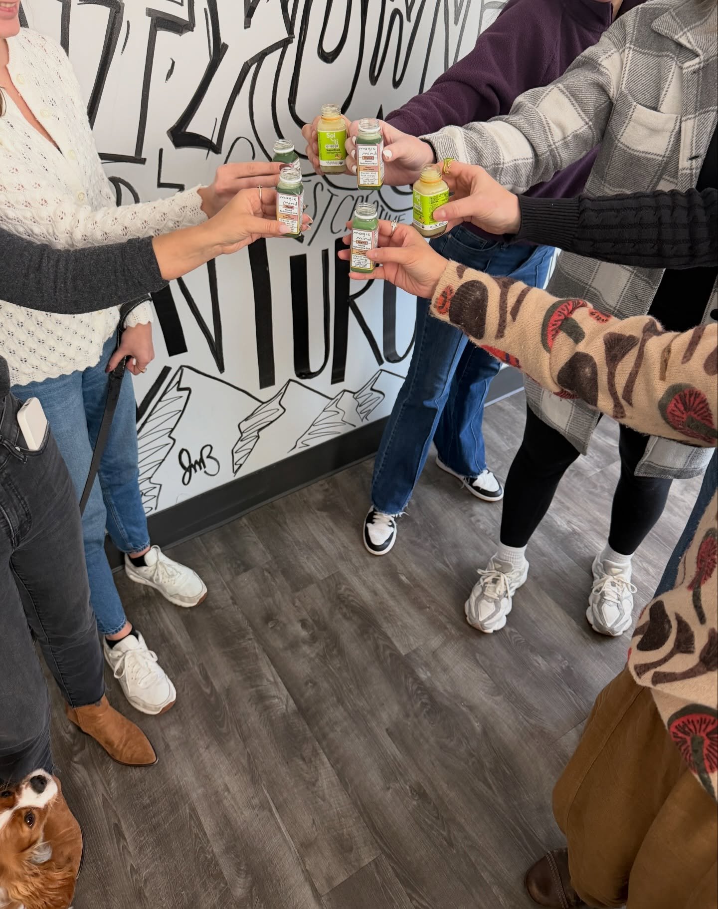 Wellness shots with the Go West crew! Kicking off 2026 with a little wellness boost!