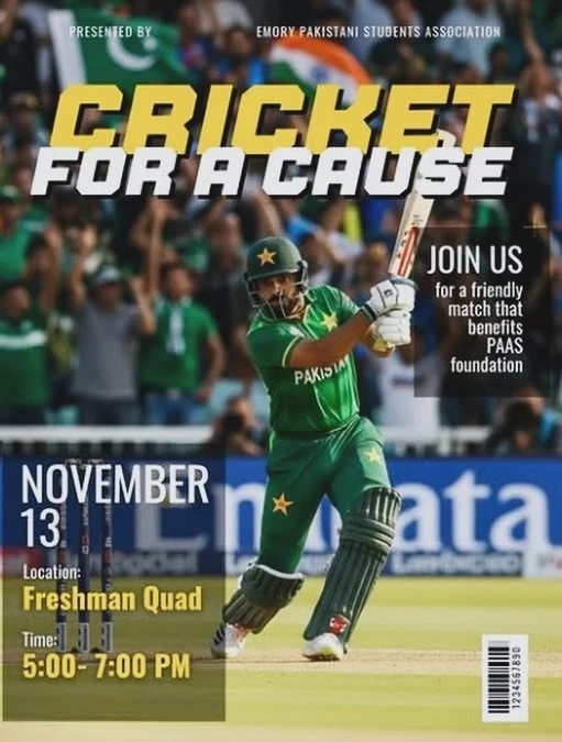 A heartfelt thank you to @emory_psa for hosting Cricket for a Cause, a student-organized charity cricket event dedicated to supporting PAAS Foundation.
Your commitment strengthens our mission to uplift children and underserved communities through edu