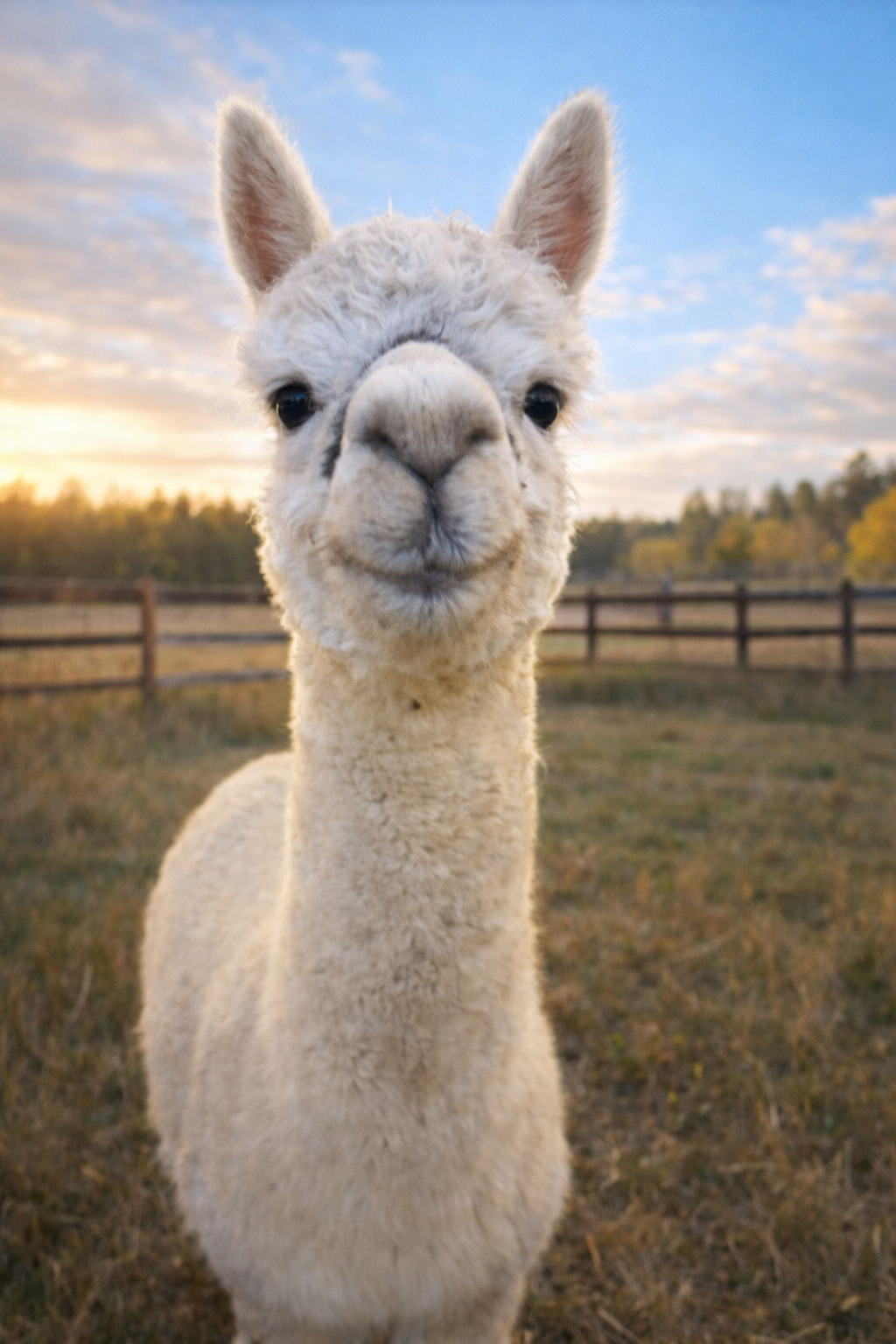 Alpaca walks in Conifer, Colorado.