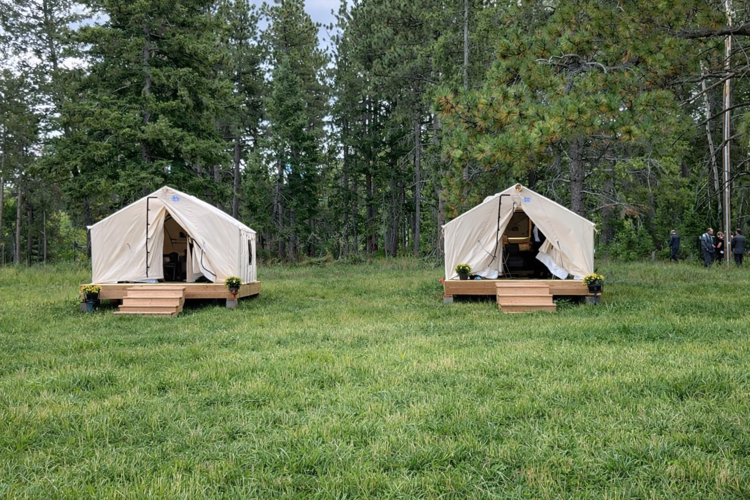Glamping on a homestead in Conifer, CO.