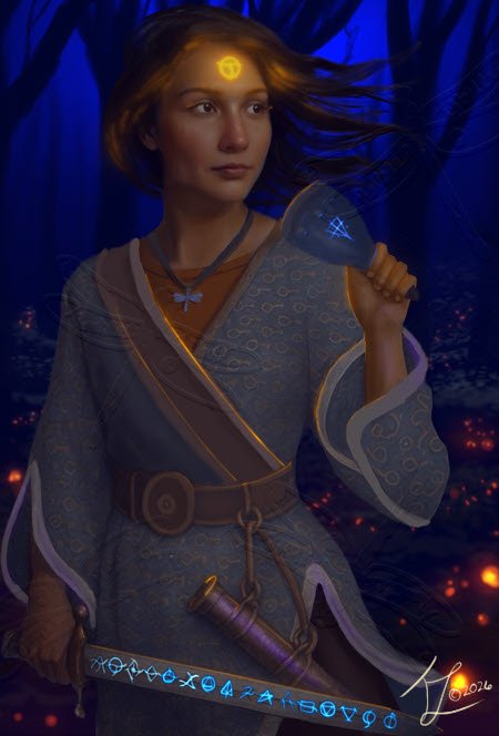 Sabriel Self Portrait [WIP]