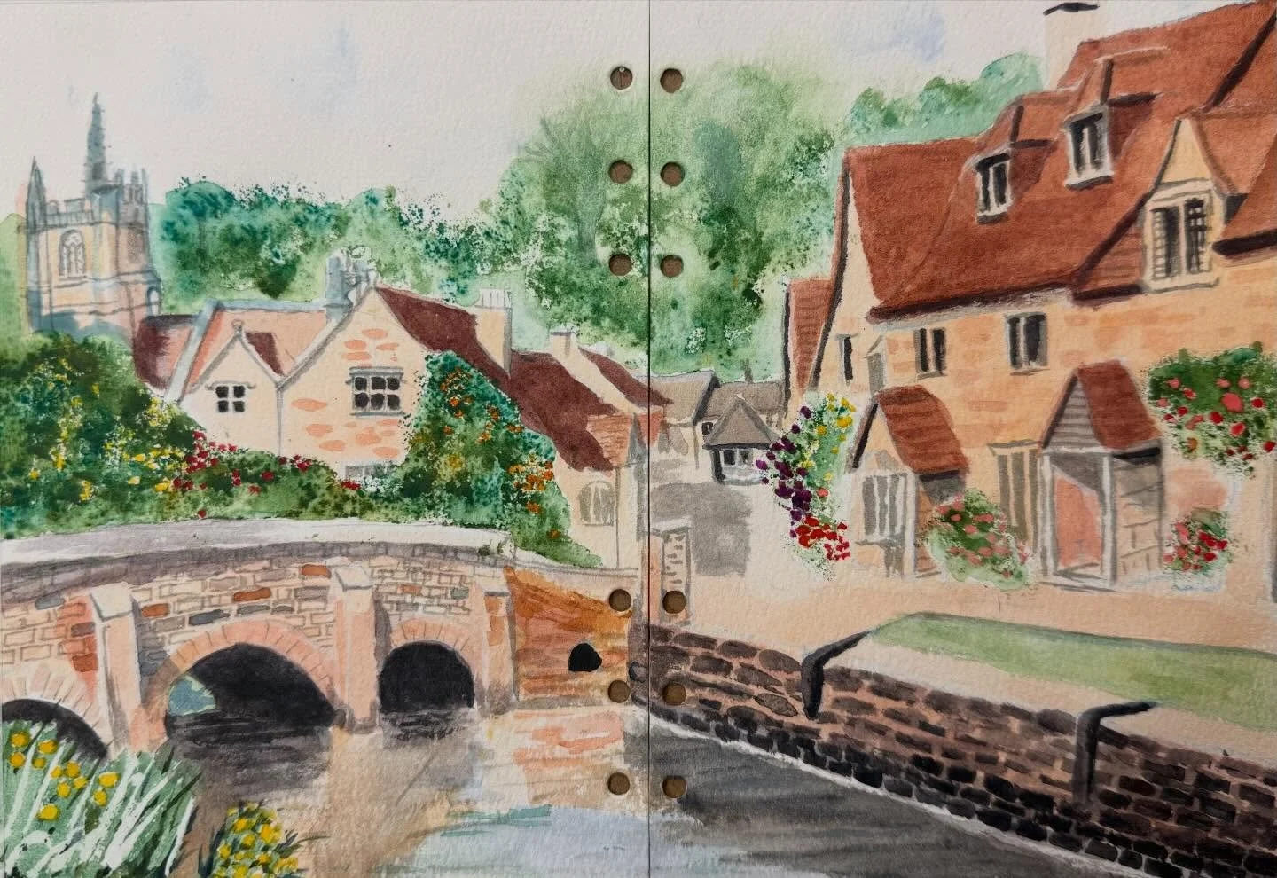 #cotswold #watercolor