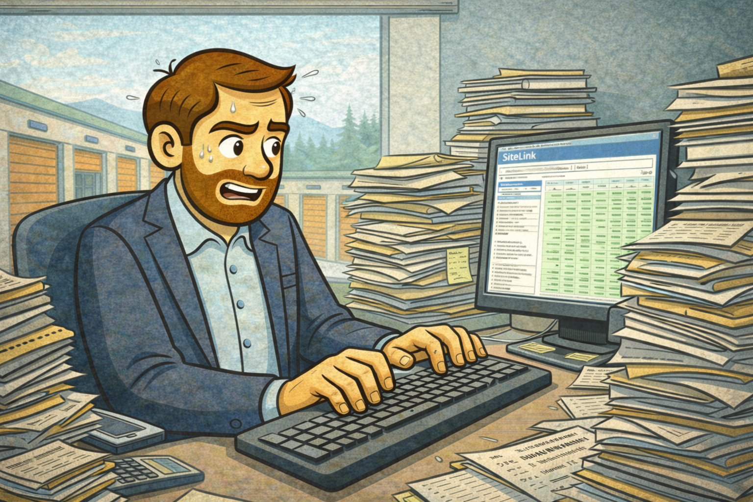 I got recruited for my first acquisition because I type fast: