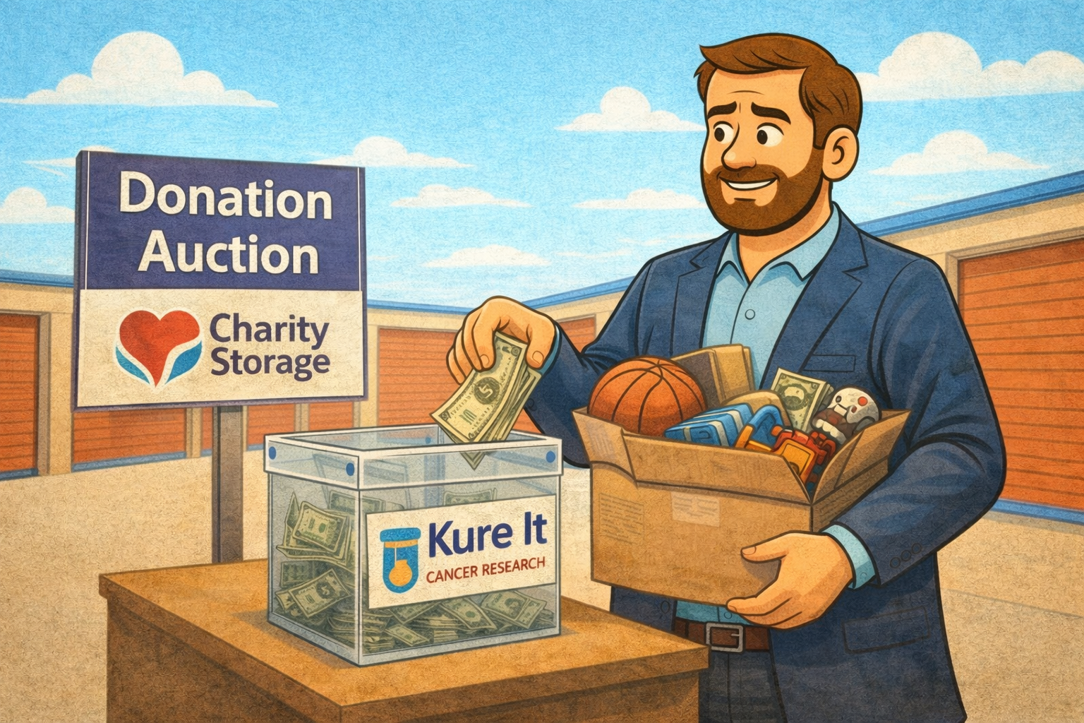 Charity Storage &amp; Kure-it Cancer Research: 