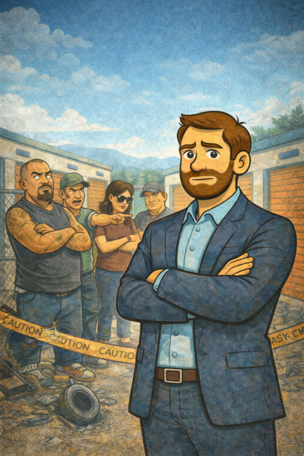 If your manager is afraid of your tenants, the site is already gone: