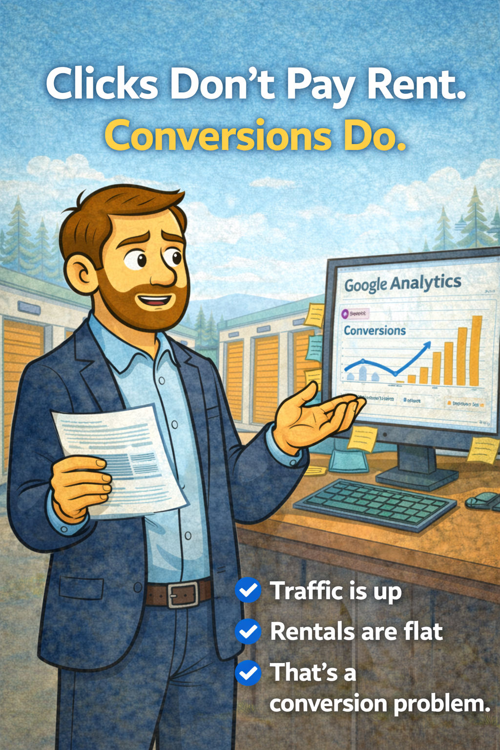 Clicks Don’t Pay Rent. Conversions Do: