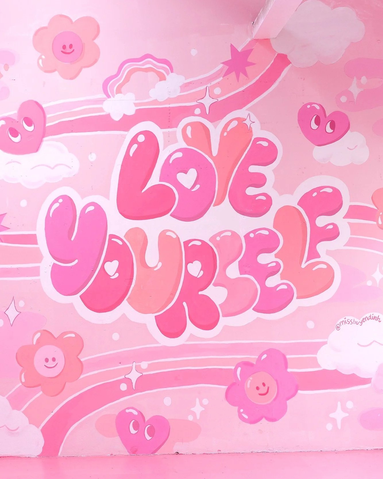 LOVE YOURSELF MURAL