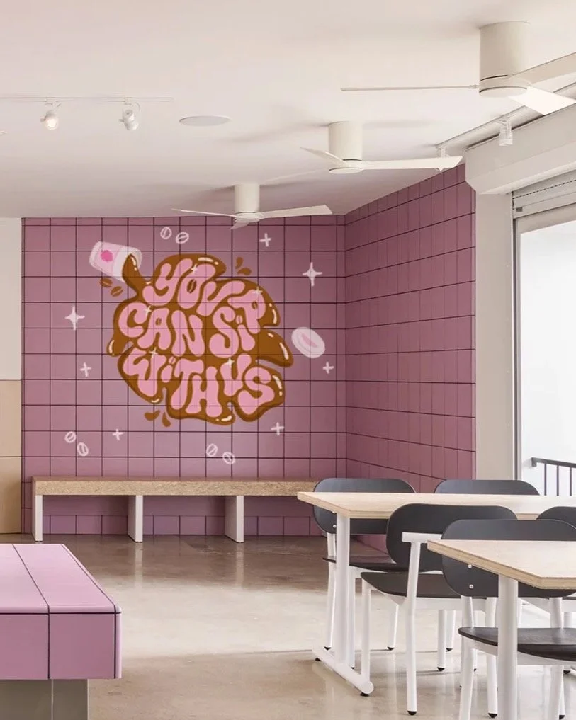 Coffee Palm Mural