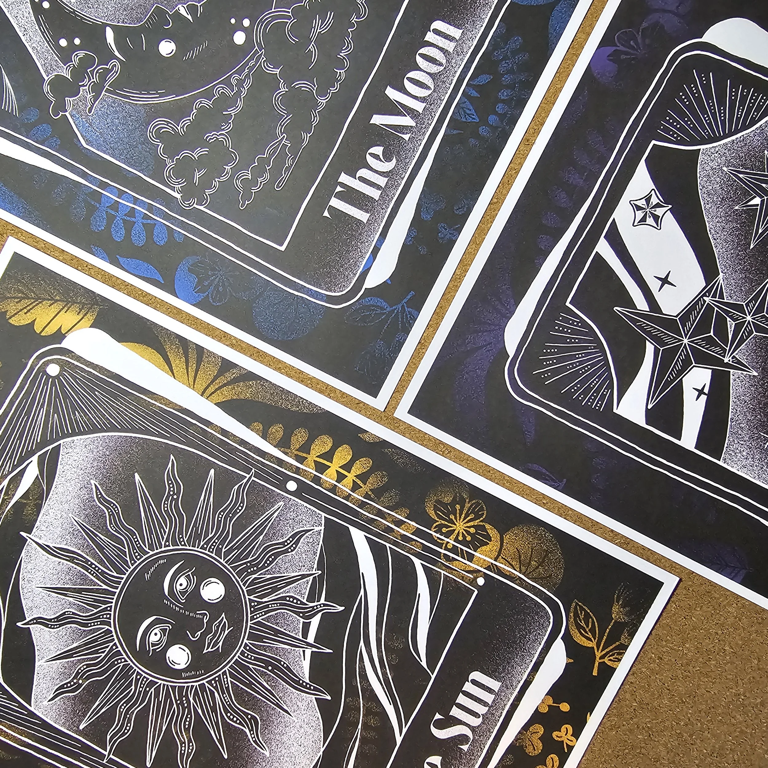 The Sun, Moon & Stars Print Series