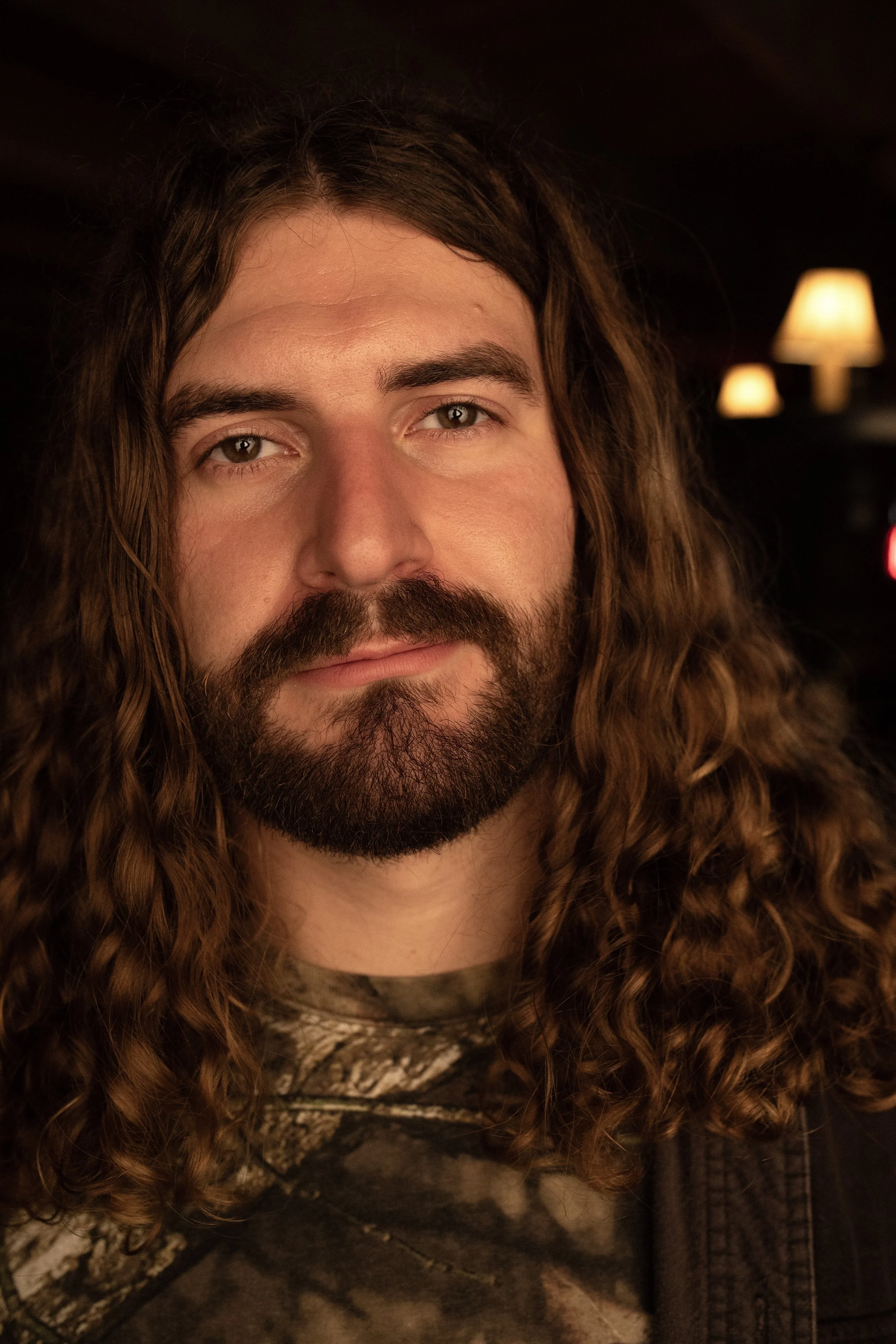 A close portrait of musician Cole Chaney for Western AF.