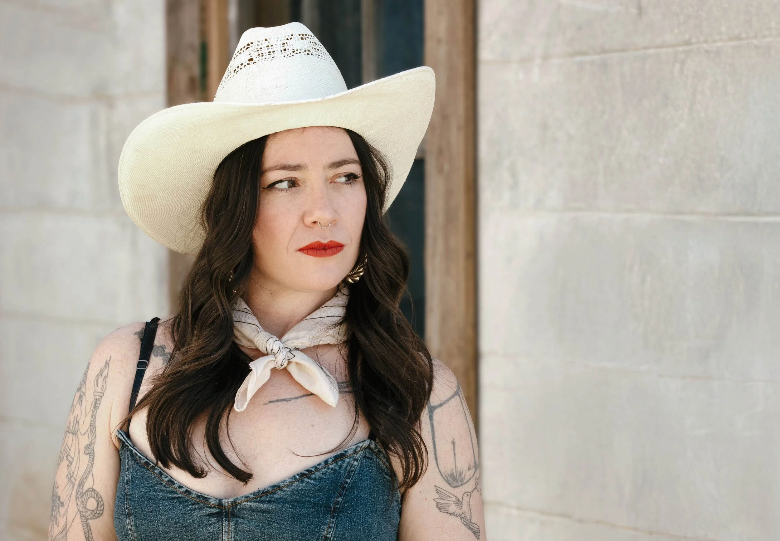 Nashville Honky Tonk legend Hannah Juanita in Tennessee from a shoot with Western AF