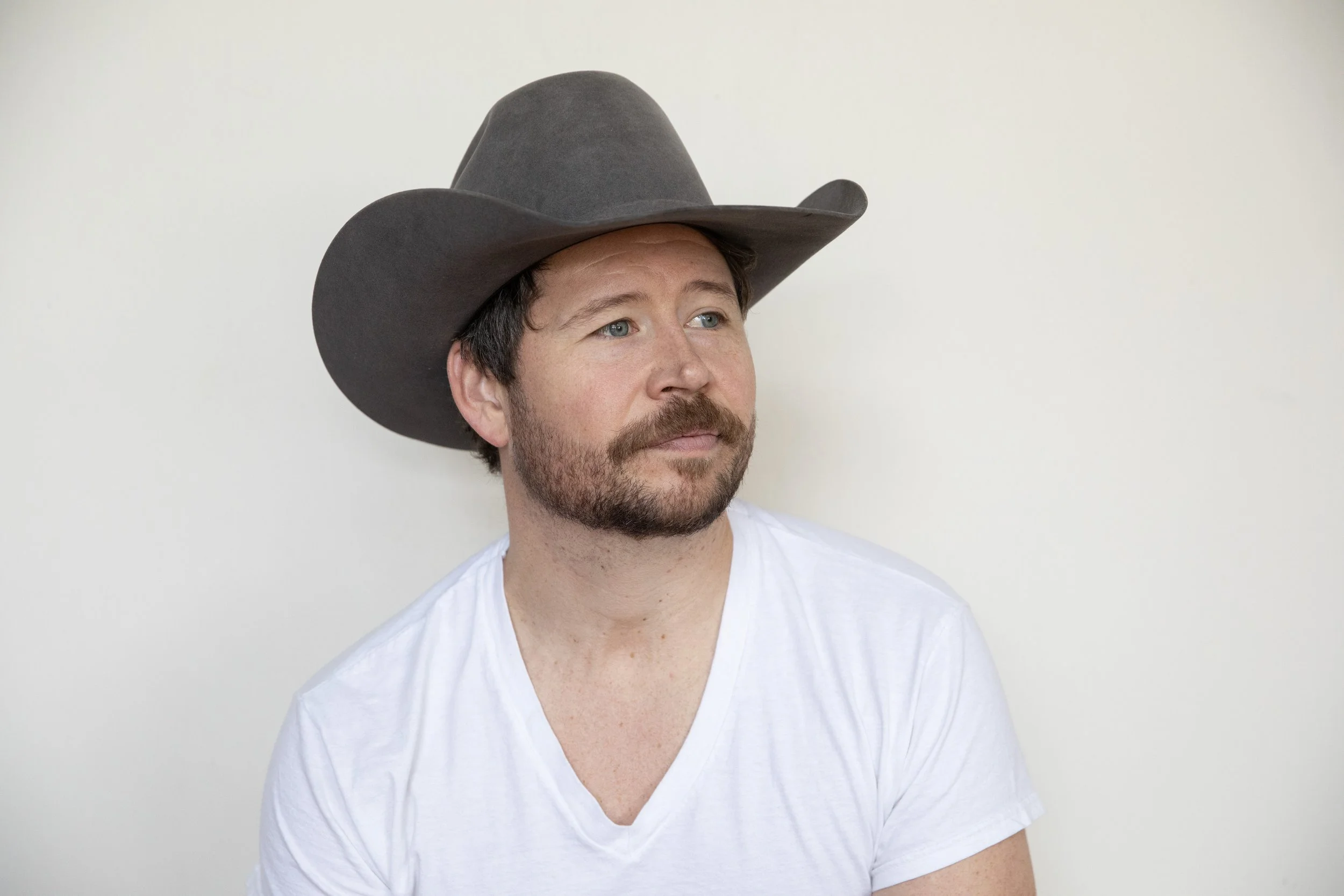 A photograph of Shane Smith from the band Shane Smith and the Saints.