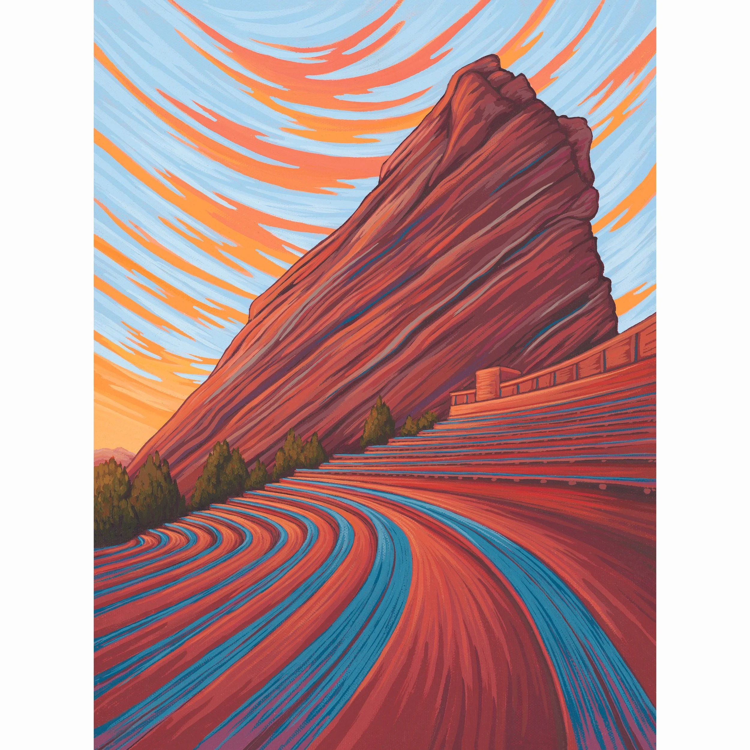 Red Rocks Amphitheatre Print