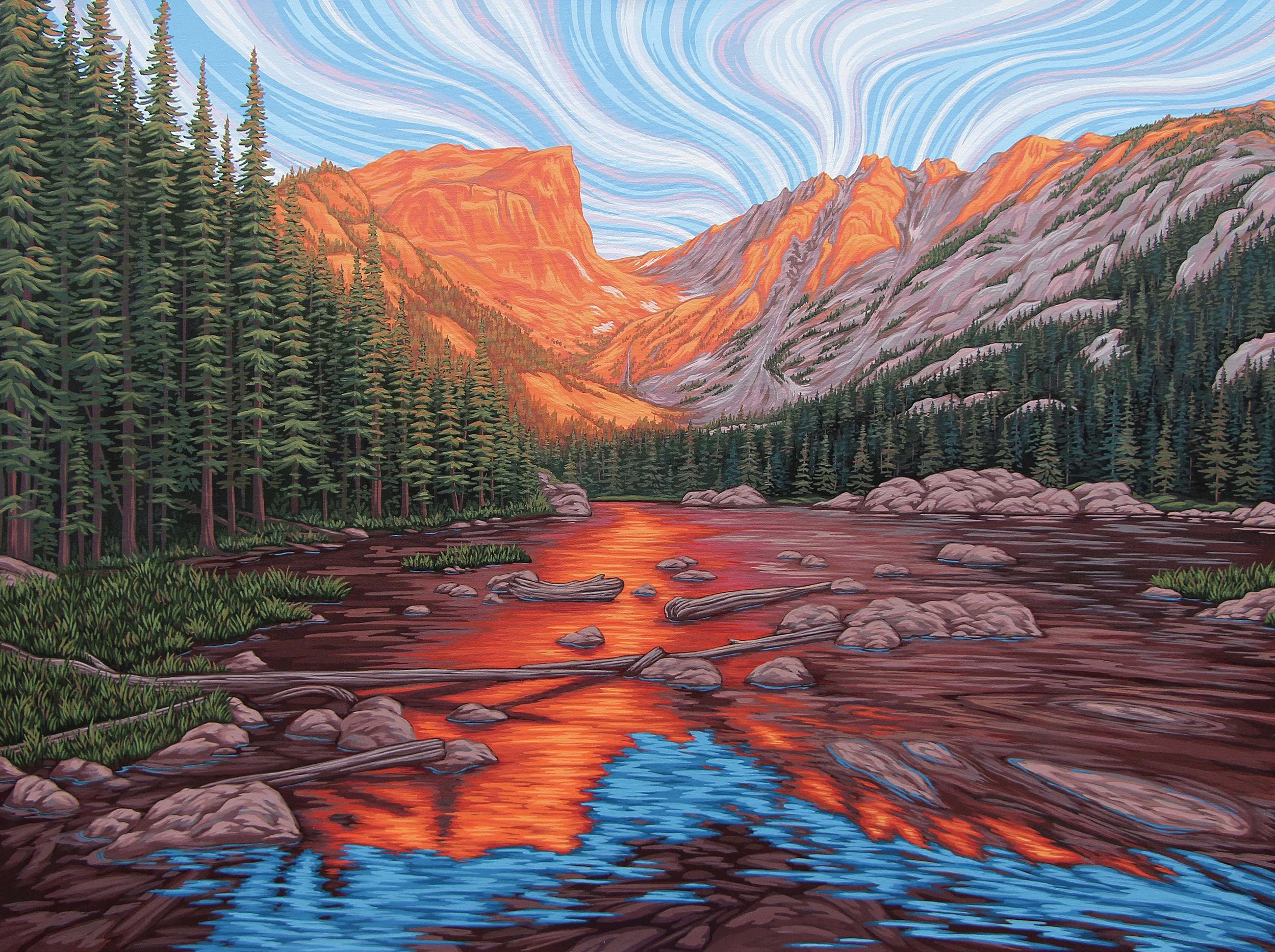 Dream Lake in Summer